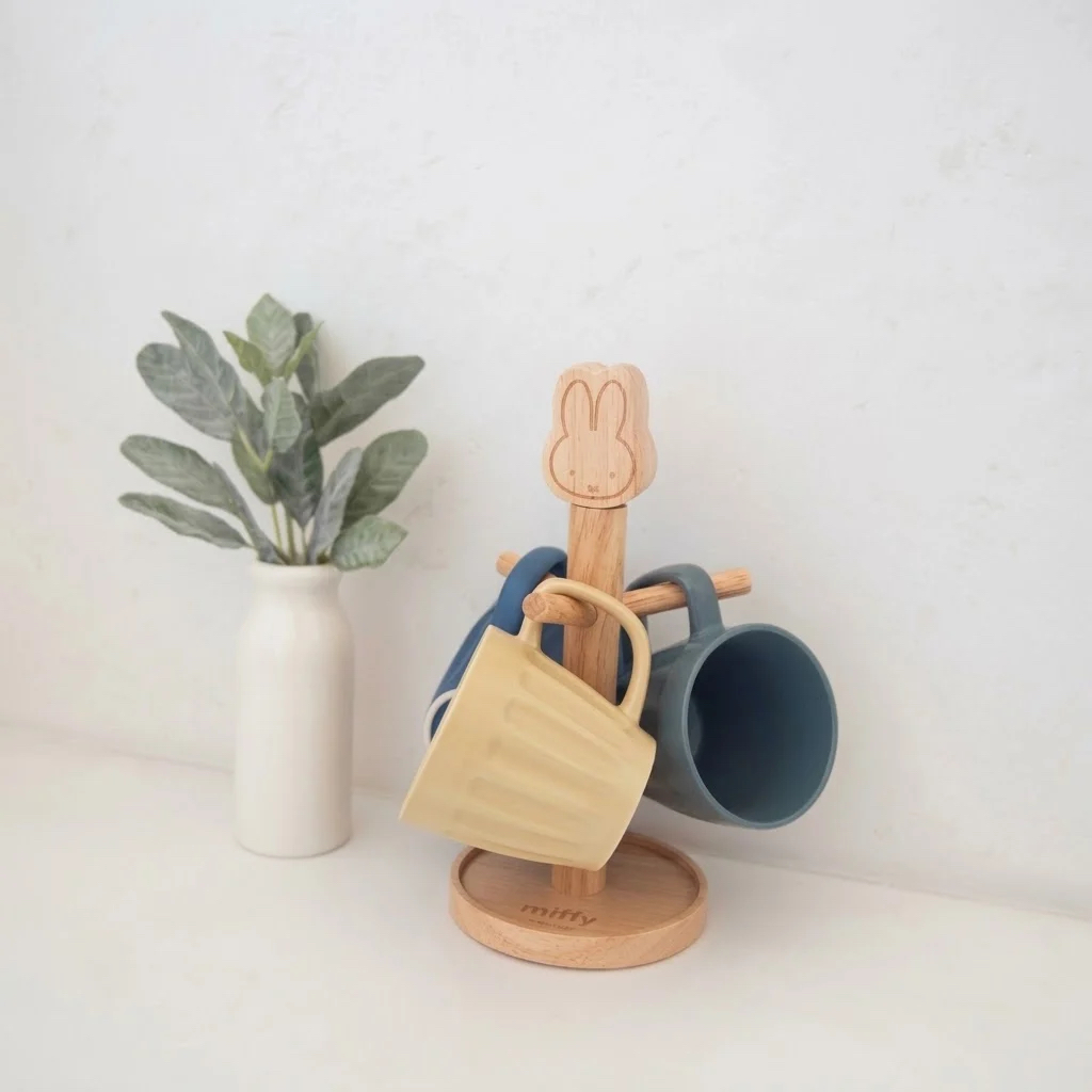 日本進口MIFFY 木質杯架