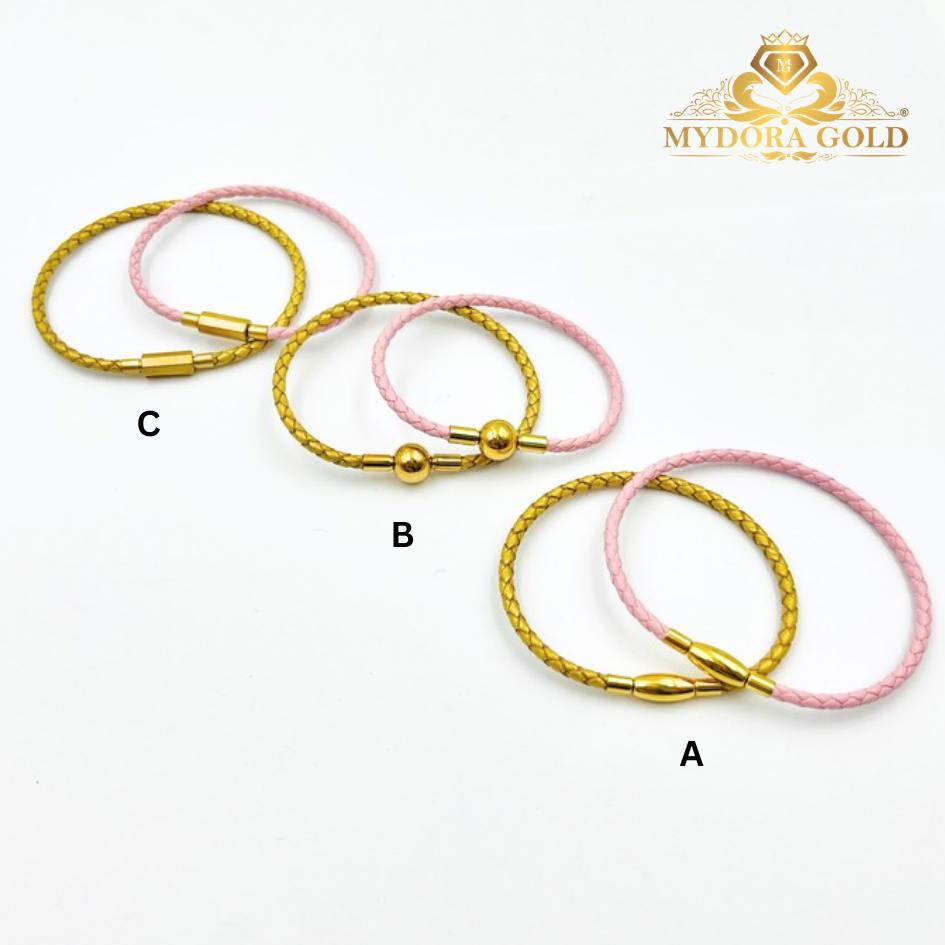 MYDORA Clip Clip Leather Bracelet