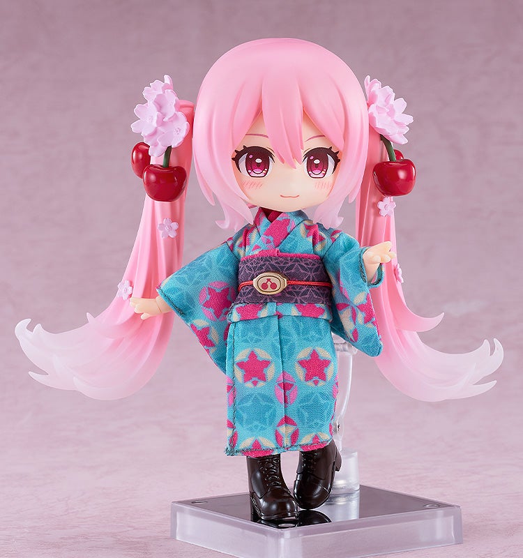(預訂訂金 $200) (總價 $560) GSC Nendoroid Doll 初音未來 櫻未來 弘函2025Ver. (函館) 黏土娃 Sakura Miku: Hirohako (行版)