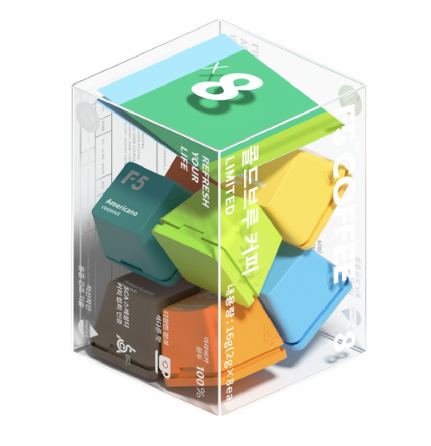 韓國 F5 核心冷萃咖啡 8種口味混合裝｜Premium Cold Brew Coffee 