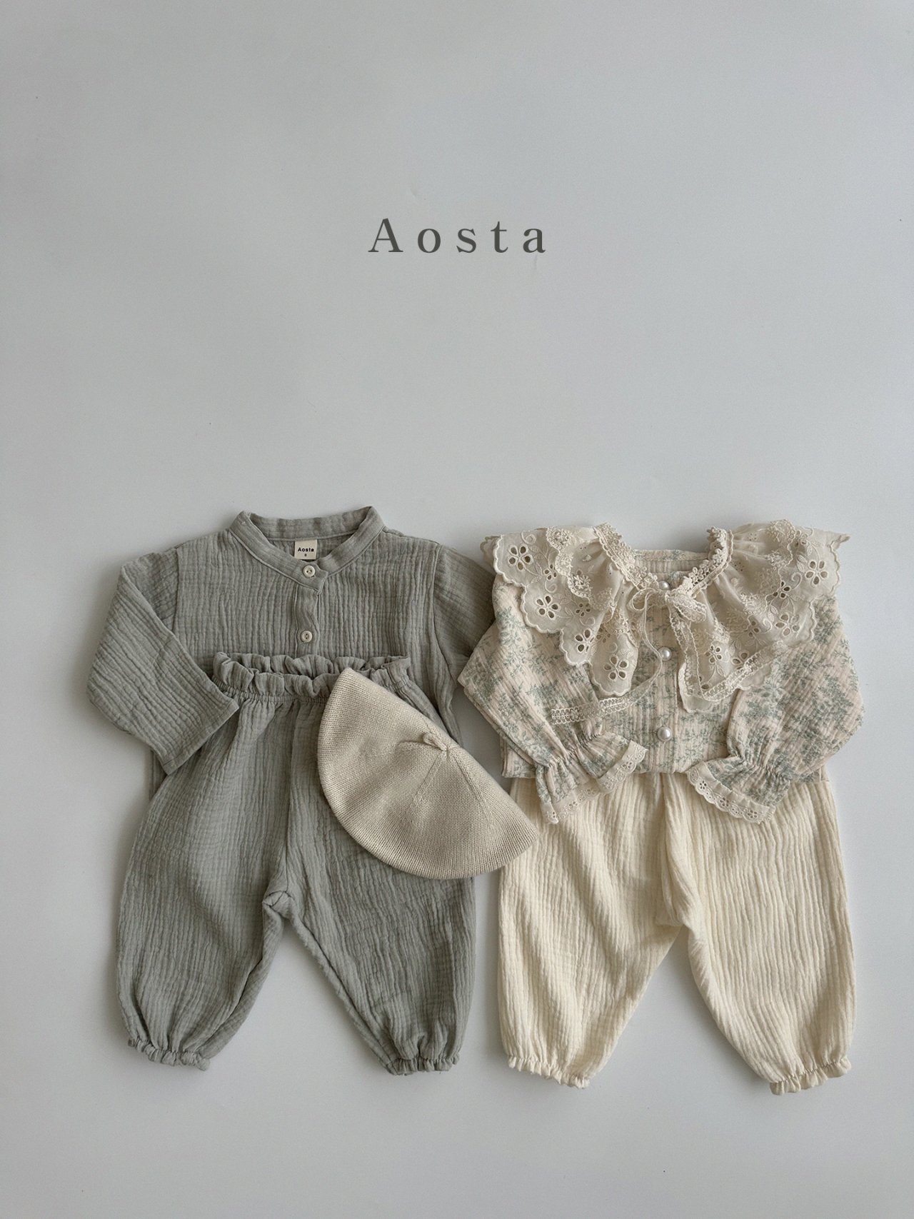 Aosta | pants (Mint L(80-90)