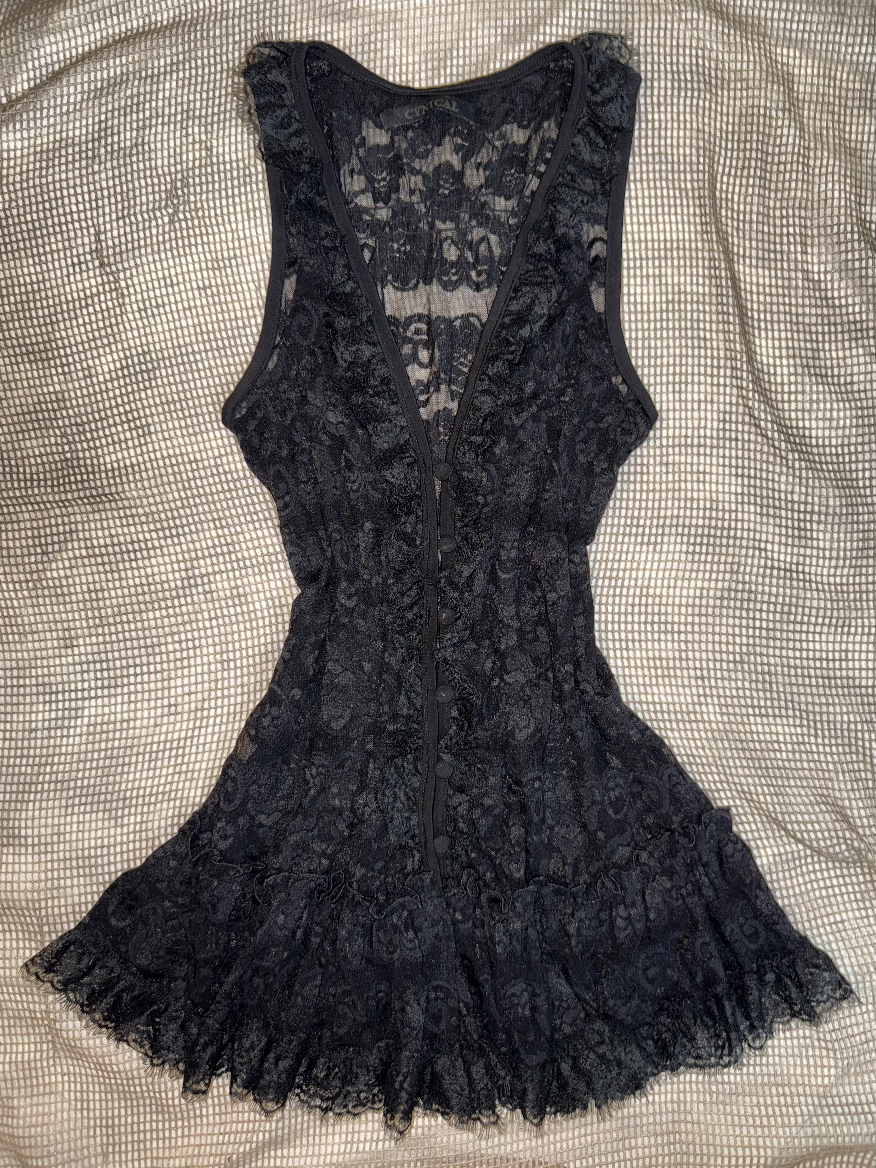 Drak Gothic Buttons Layered Outer