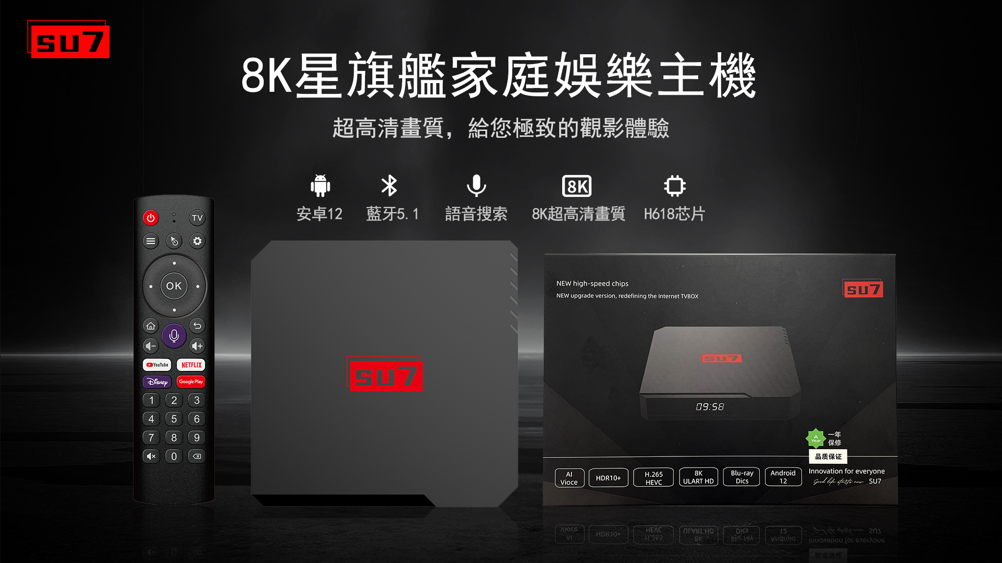 紫米科技SU7 8K電視盒子國際版 (4+32GB)