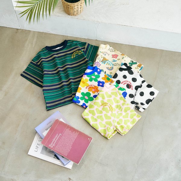 🆕【⭐訂購⭐】 🇯🇵日本直送🌀撞色拼接印花短袖Tee［5款選］🌀[ELDA-0213][260523]