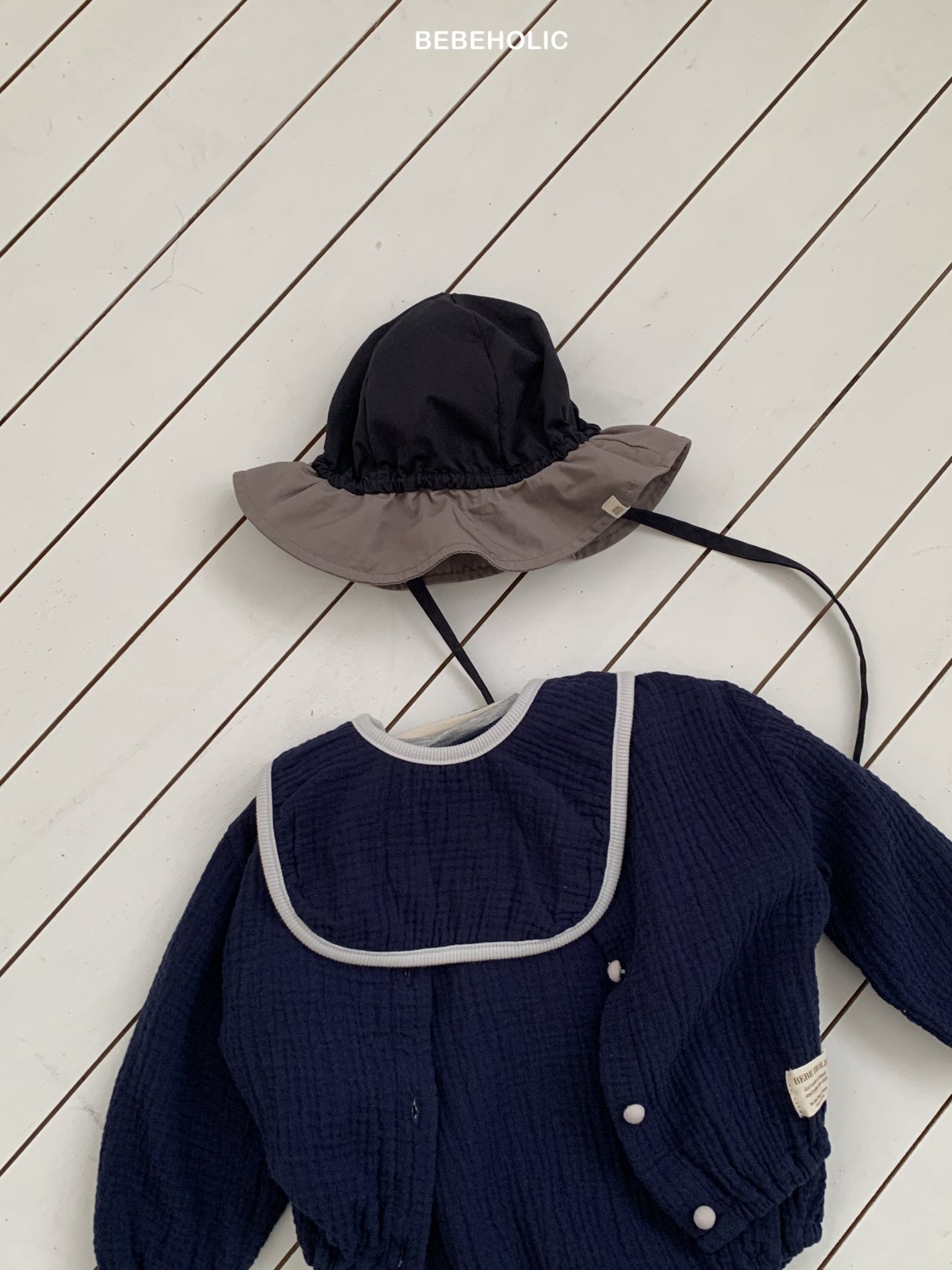 🌸預訂 韓國直送🌸🇰🇷BEBEHOLIC三色背心包屁衣/圍兜/開襟外套