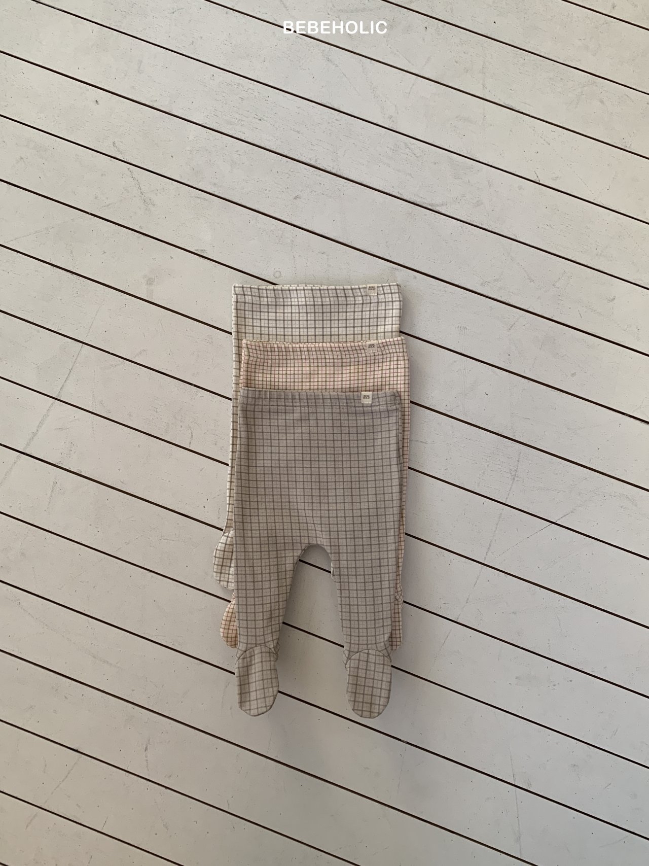 🌸預訂 韓國直送🌸🇰🇷BEBEHOLIC三色格紋包腳褲