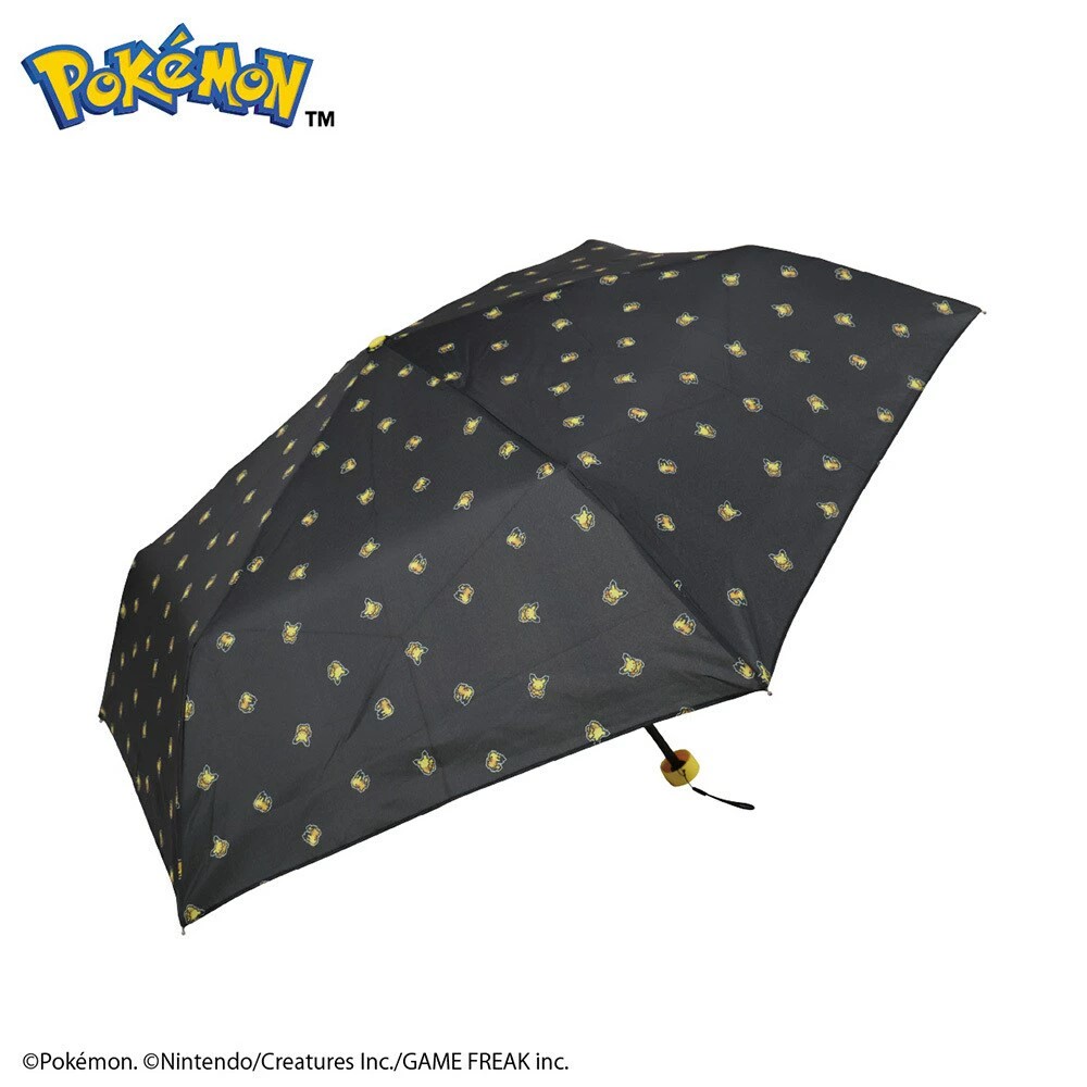 現貨🌸日本直送 |Pokemon像素藝術縮骨遮/雨傘/摺疊傘/晴雨兼用雨具[50cm]