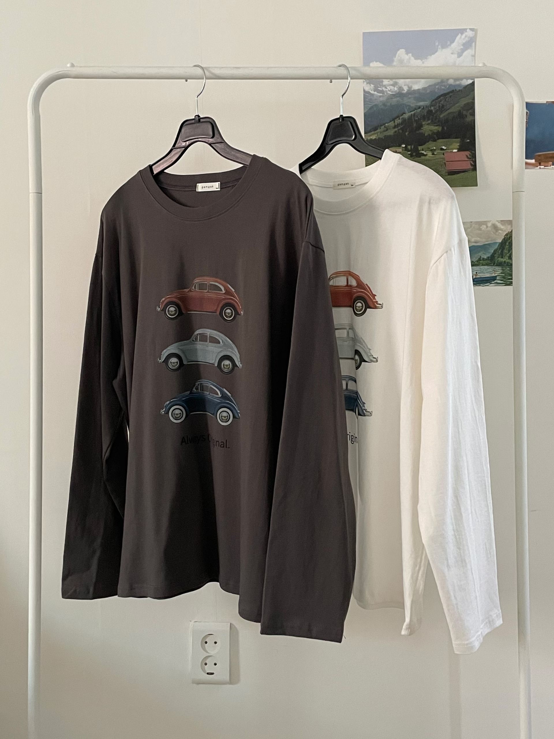 GA OY 古董車仔長tee