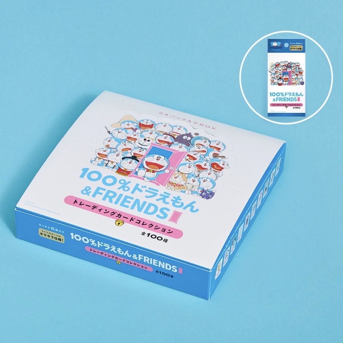 [訂購] 多啦A夢櫻花限定 Doraemon卡包 卡牌 收藏卡 (100% 多啦A夢 & FRIENDS)