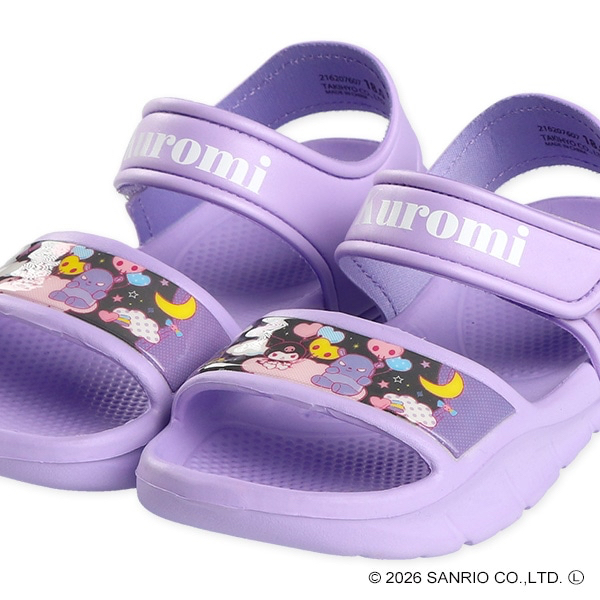 🇯🇵預訂 日本直送🇯🇵Kuromi圖案紫色涼鞋
