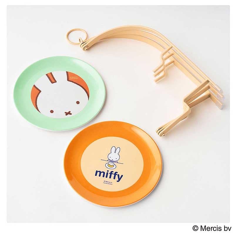 【預購】Miffy 雙層蛋糕架連彩色碟套裝 | MonoMaster 7月號增刊日本代購