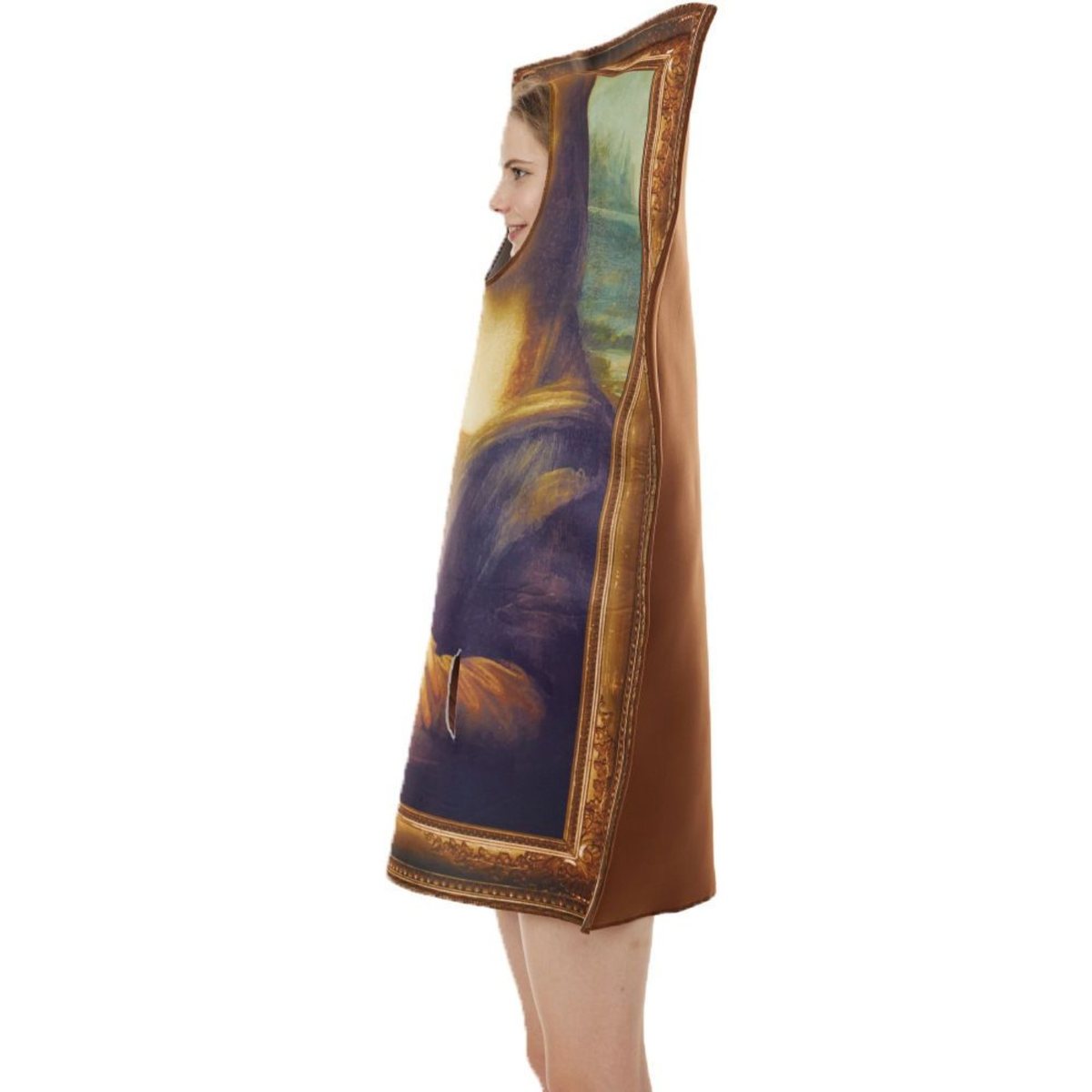 Lets Cosplay 搞笑蒙羅麗莎名畫相框服裝｜Mona Lisa Costume 萬聖節搞怪衫 香港現貨