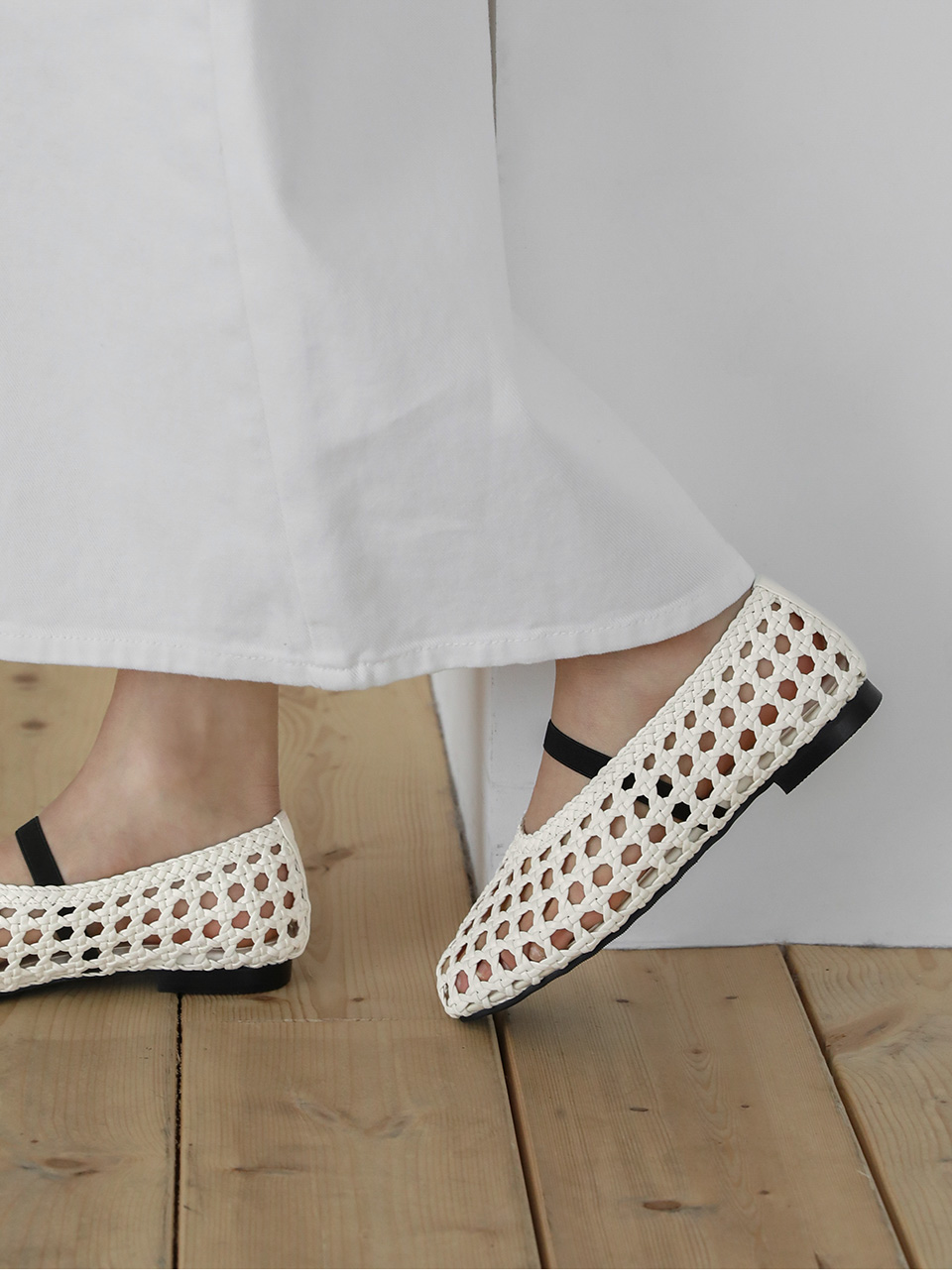 [代購] Sappun Bernard Raffia Flats (1cm)