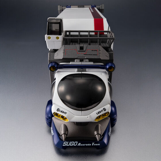 (預訂訂金 $300) (總價 $895) MegaHouse C.F.C. -HE- DX Cyber​​ Formula Collection -Heritage Edition- Sugolegerd 10V5000 & Super Asurada 01 Circuit Mode CFC -HE- DX 新世紀GPX 高智能方程式 菅生車隊運輸維修車 10V5000 & 超級雷神 01 Circuit Mode 套裝 (行版)