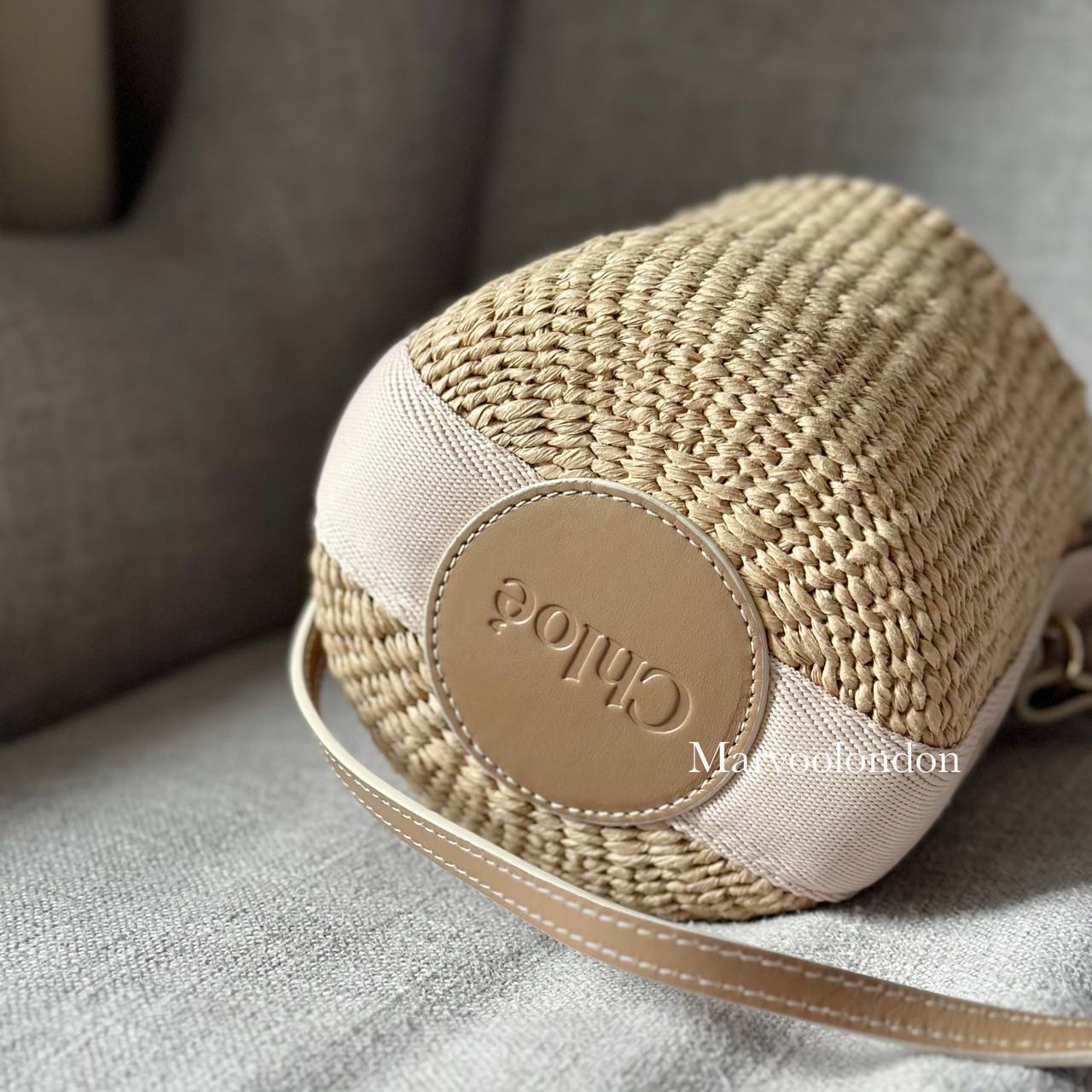 限時優惠✨訂貨❤️Chloe woody basket 🔖Color : Blushy Beige