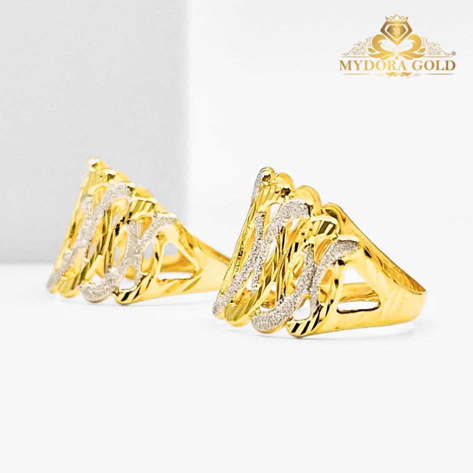 MYDORA Cincin Stamping Coco Lipan 2C l EMAS 916/22K
