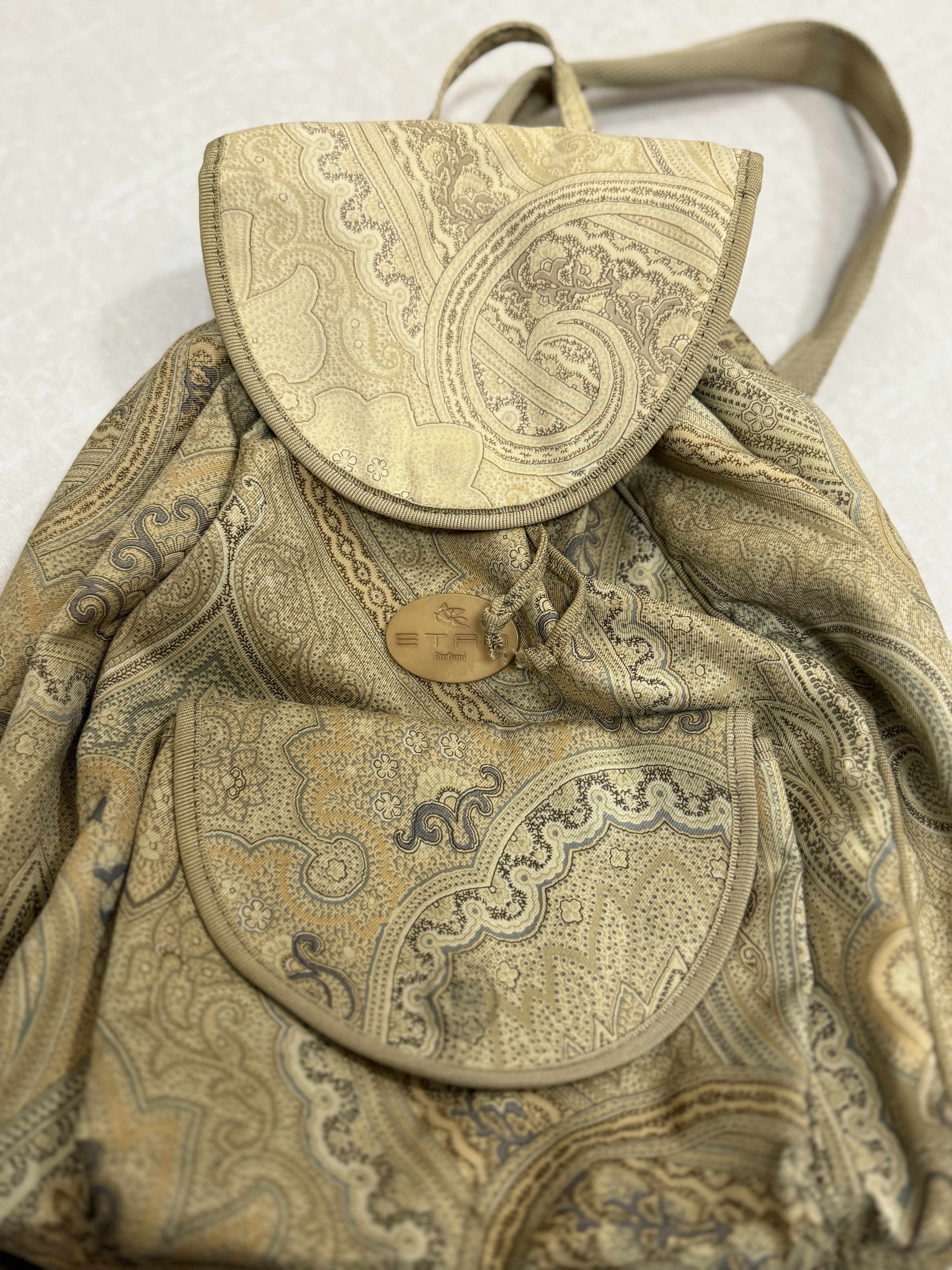 Etro Paisley Drawstring Backpack