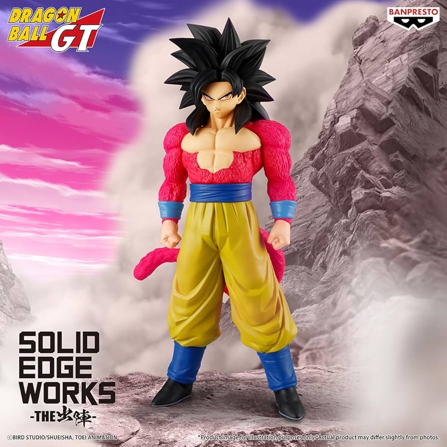 龍珠GT SOLID EDGE WORKS THE出陣 超級撒亞人四 （超4）孫悟空/比達（一套2款）景品 Dragon Ball GT figure（set of 2）