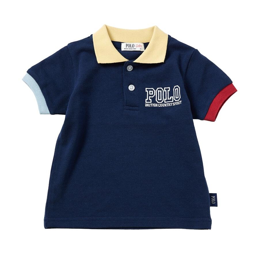 Polo Baby Polo拼色短袖衣 3色可選 80/90cm