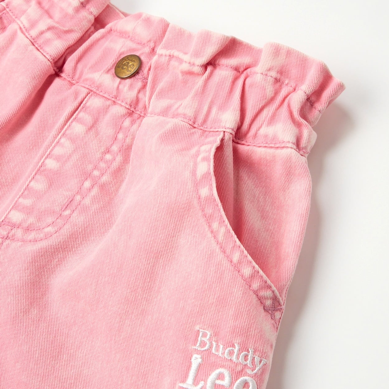 🇯🇵預訂 日本直送🇯🇵Buddy Lee 兩色標誌刺繡口袋牛仔短褲