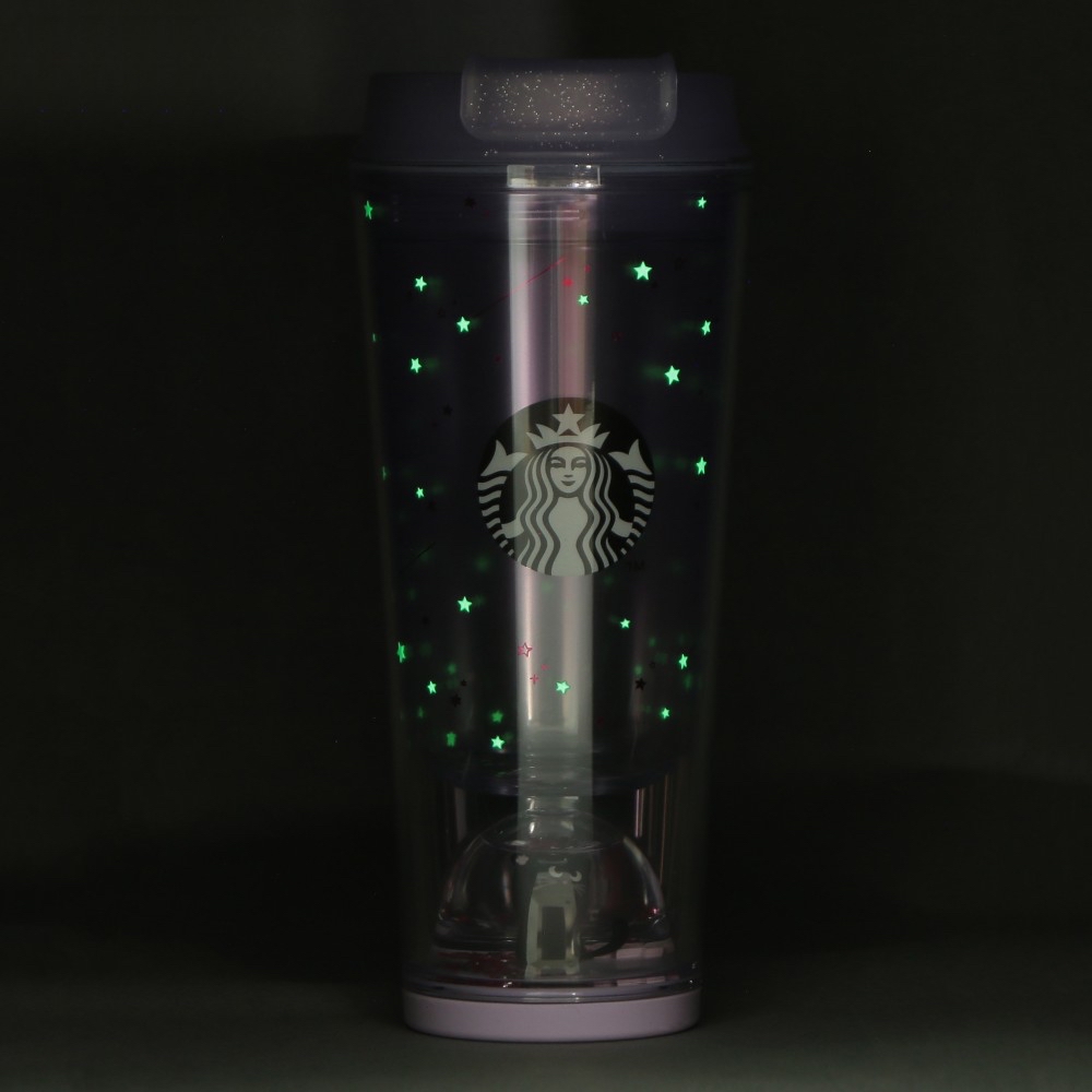 🎀【預訂】Starbucks JP MOON LIGHT HALLOWEEN 貓咪夜光雪球杯 355ml