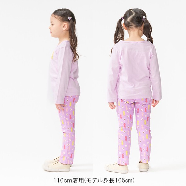 🆕【⭐訂購⭐】 🇯🇵日本直送🌀兔子印花圖案 #彈性九分褲［2款選］🌀[ELBA-0035][260304]