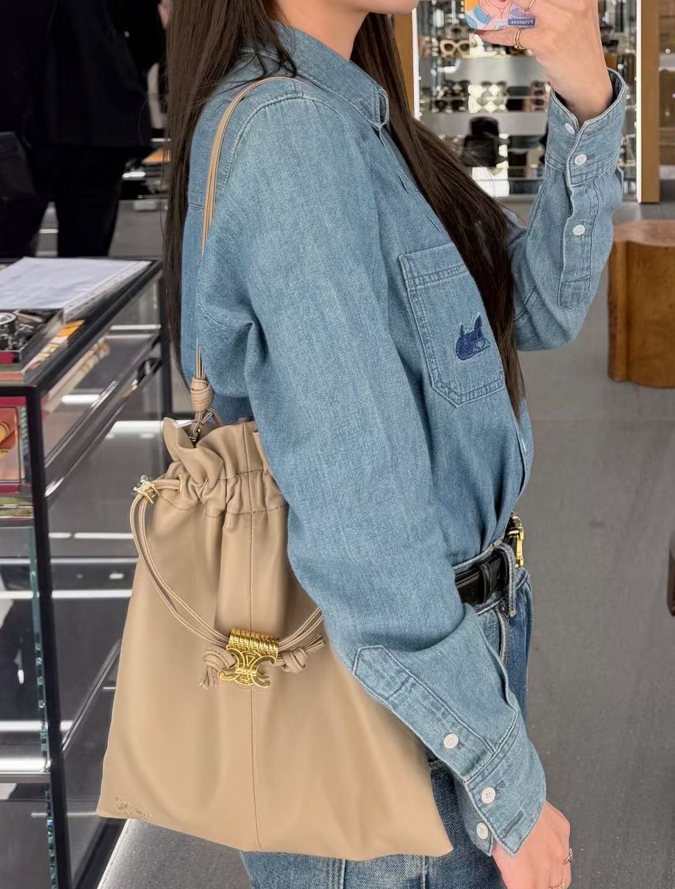 預購 💫💫💫 Celine 專櫃new CRYSTAL POUCH小號包