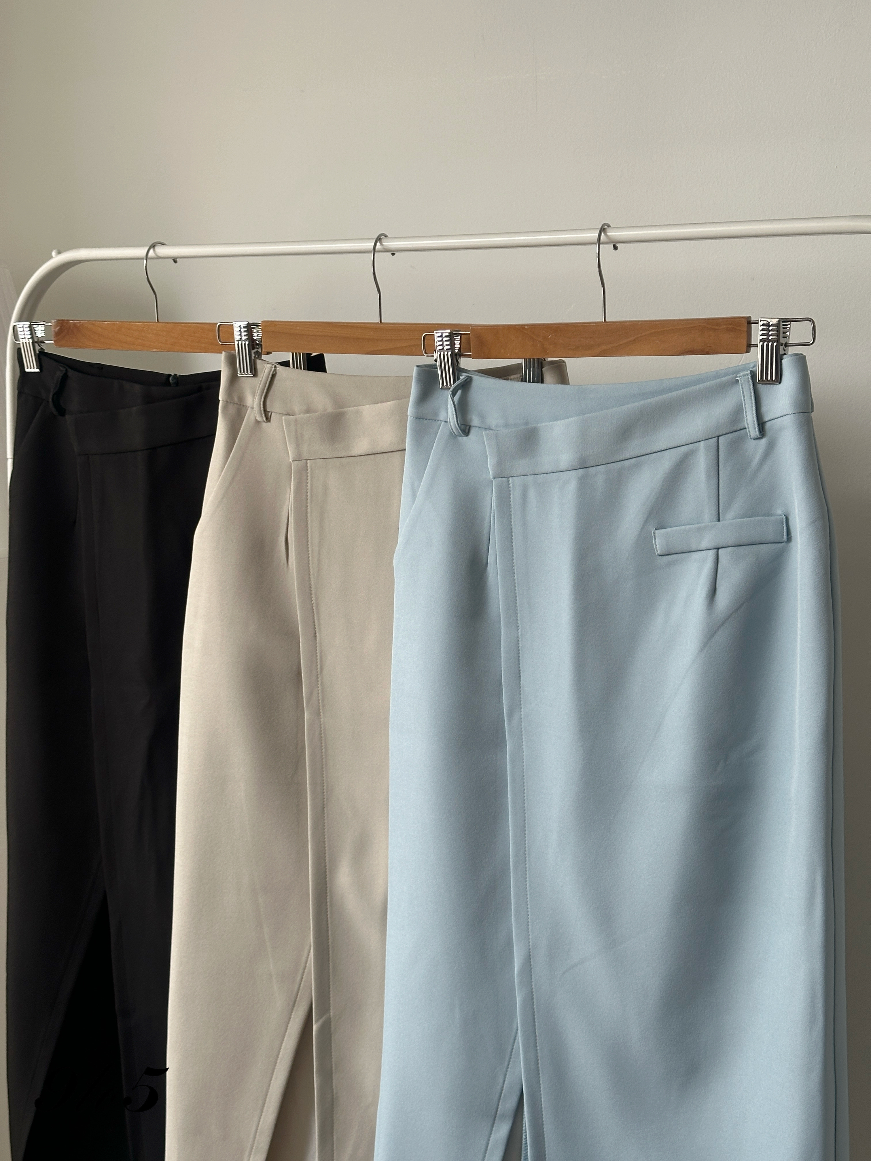 S1906 Irregular Splited Pencil Skirt - 3 Colors 