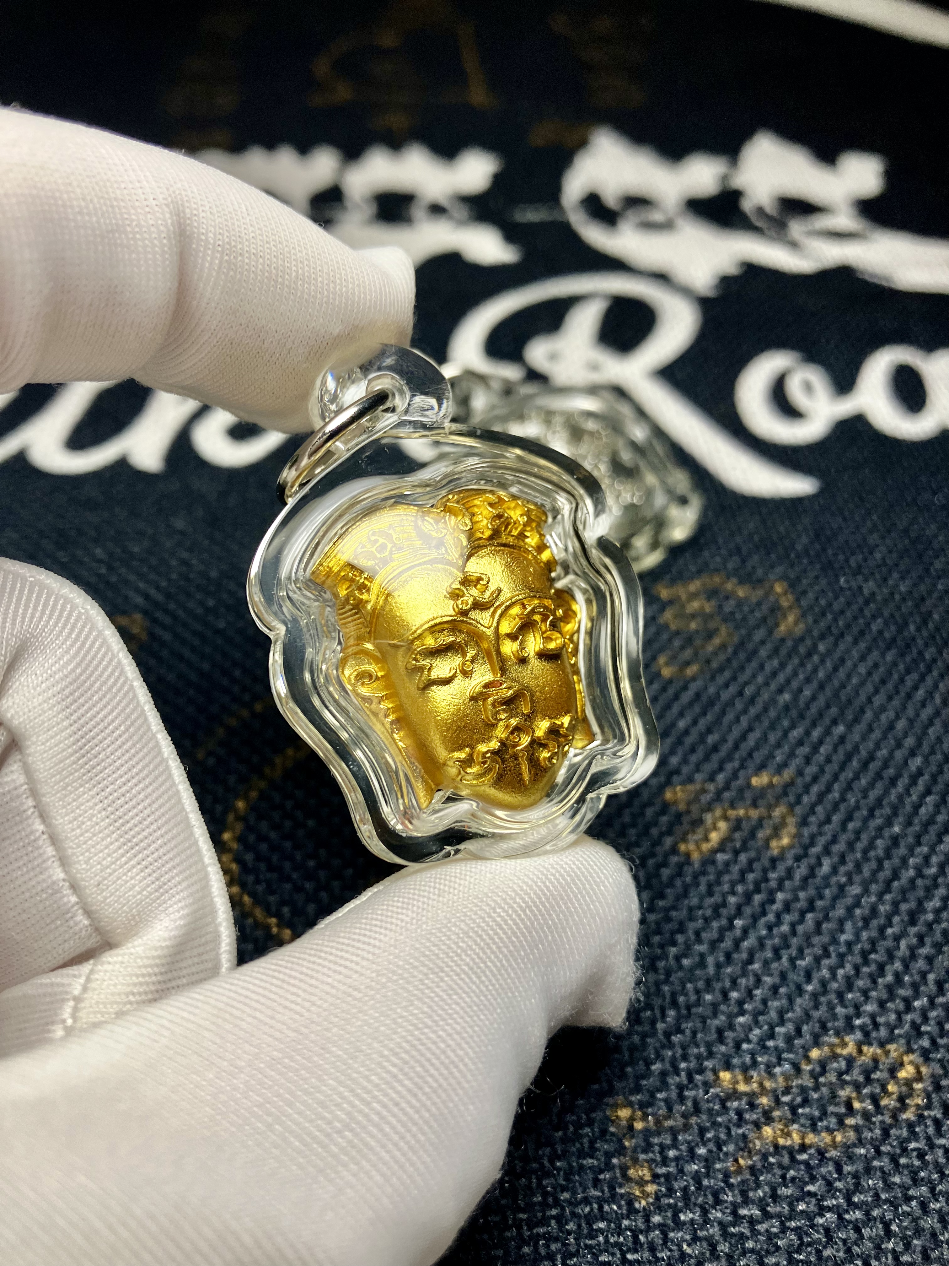 千妻符管名師 龍普隆 佛曆2564 符文坤平｜純金符管版本｜僅製99尊｜附原裝廟盒｜光學級高透防水殼