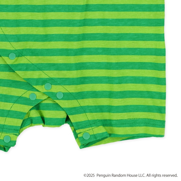 🇯🇵預訂 日本直送🇯🇵好餓的毛毛蟲印花條紋純棉短袖連身服