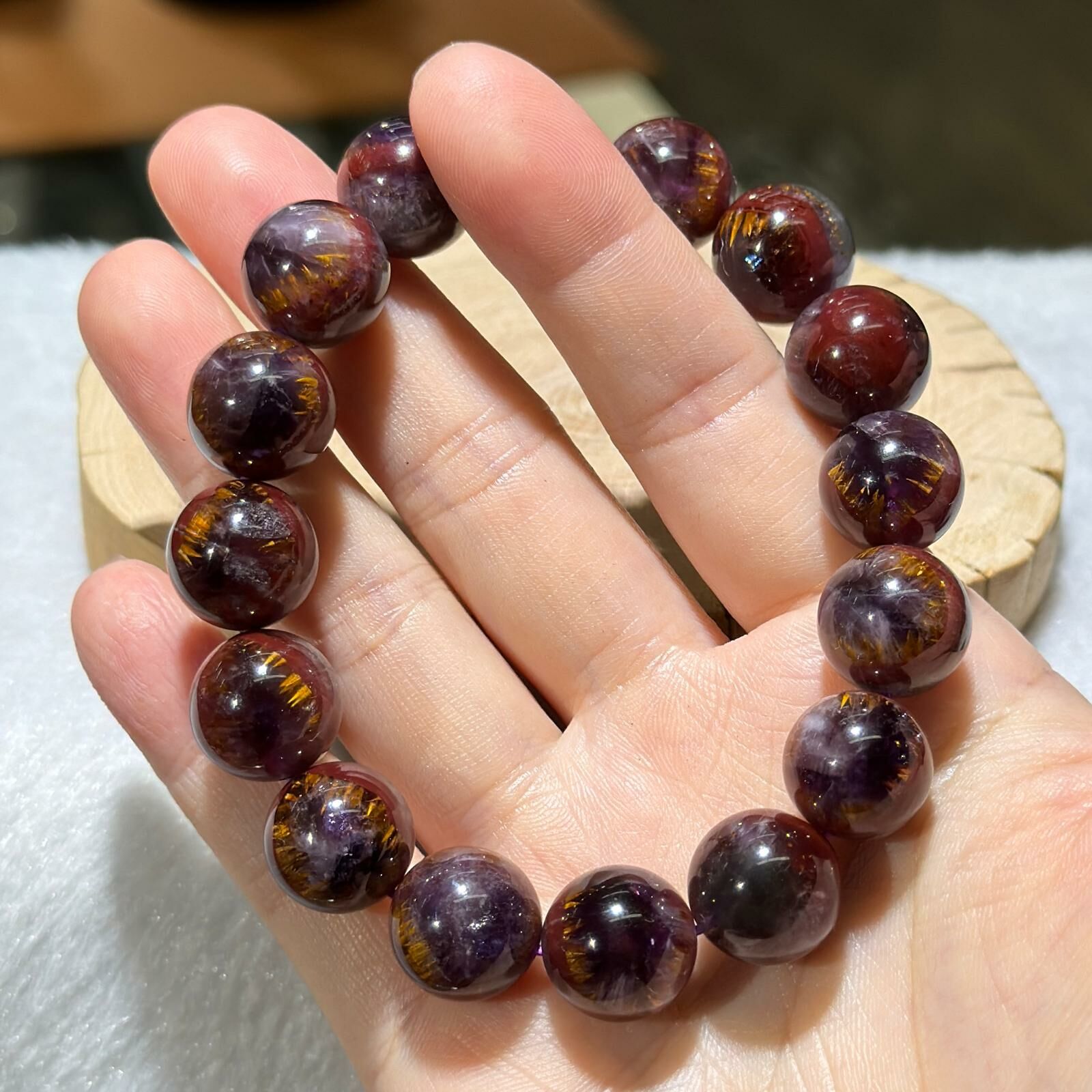 大m天眼✨極光23手串 13 mm +/-