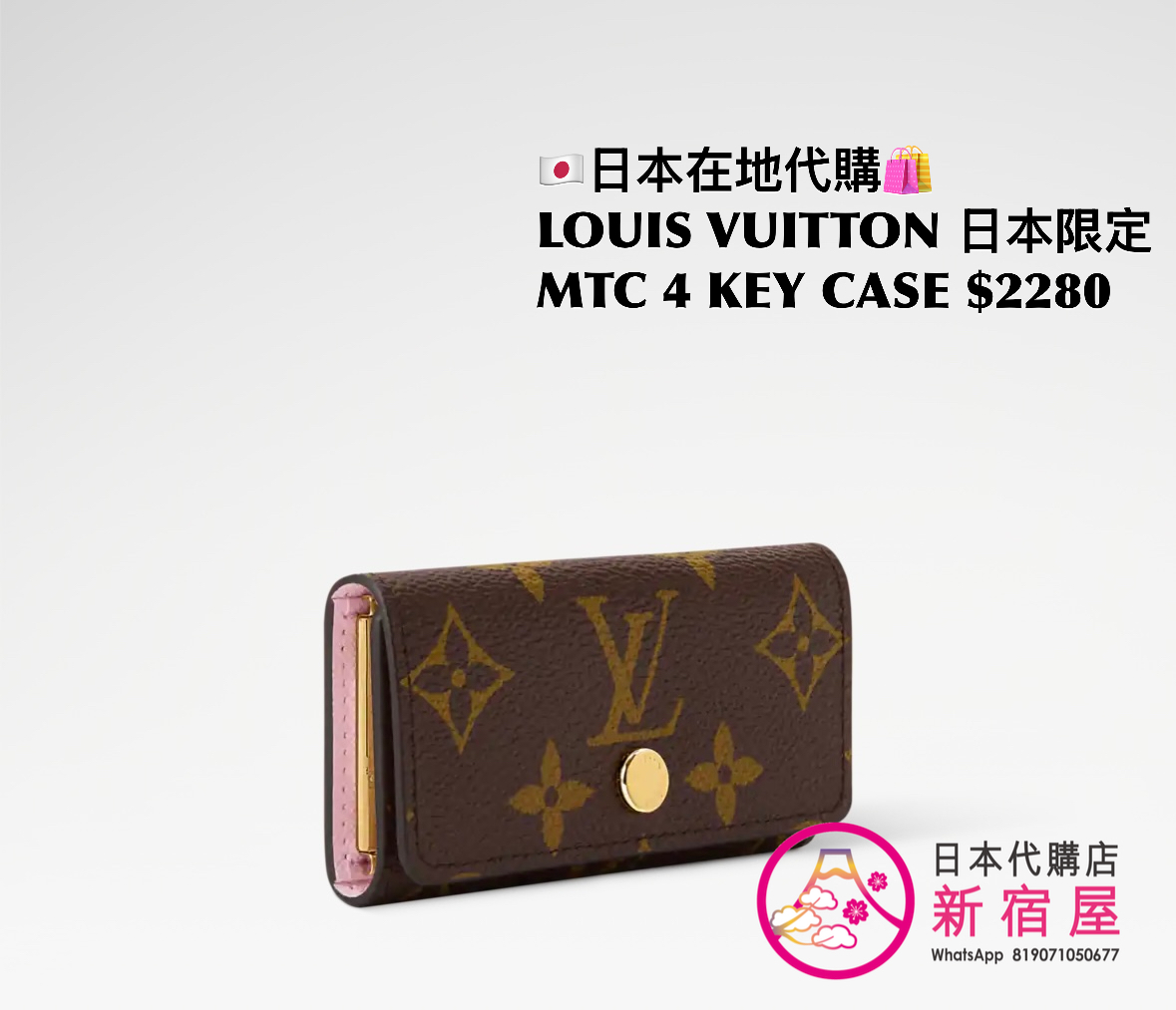 LOUIS VUITTON MULTICLES 4 KEY CASE