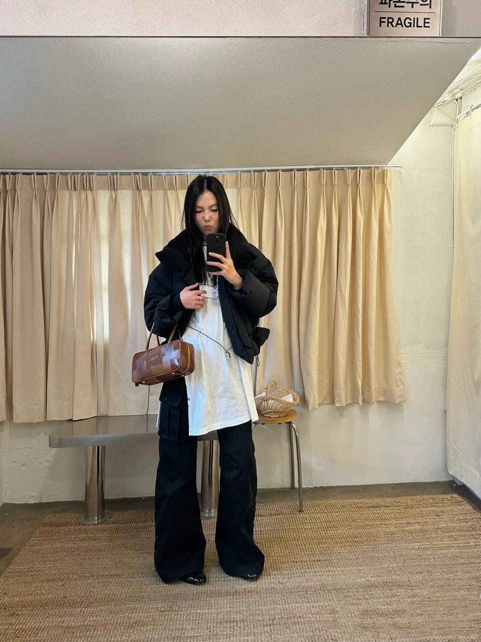 Miu Miu Patchwork Leather Shoulder Bag