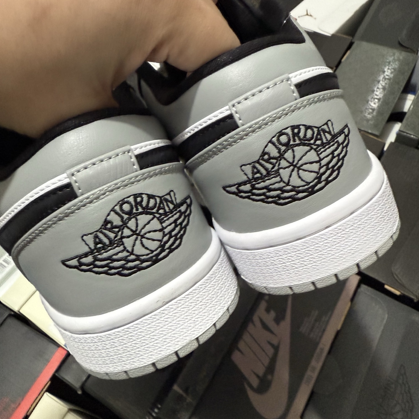 Nike Air Jordan 1 Low "Shadow Toe" 553558-052