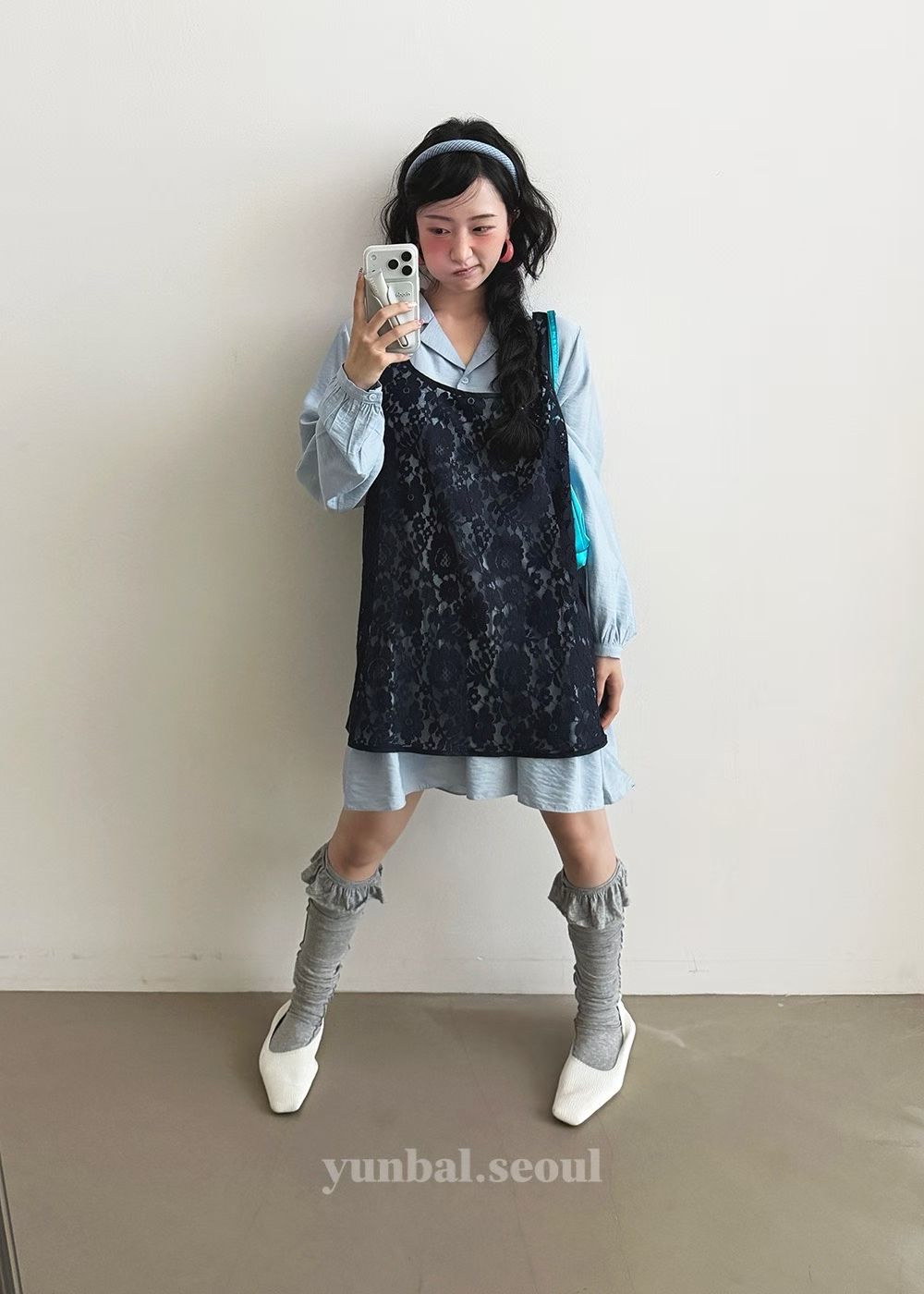 221503 Lace背心one piece