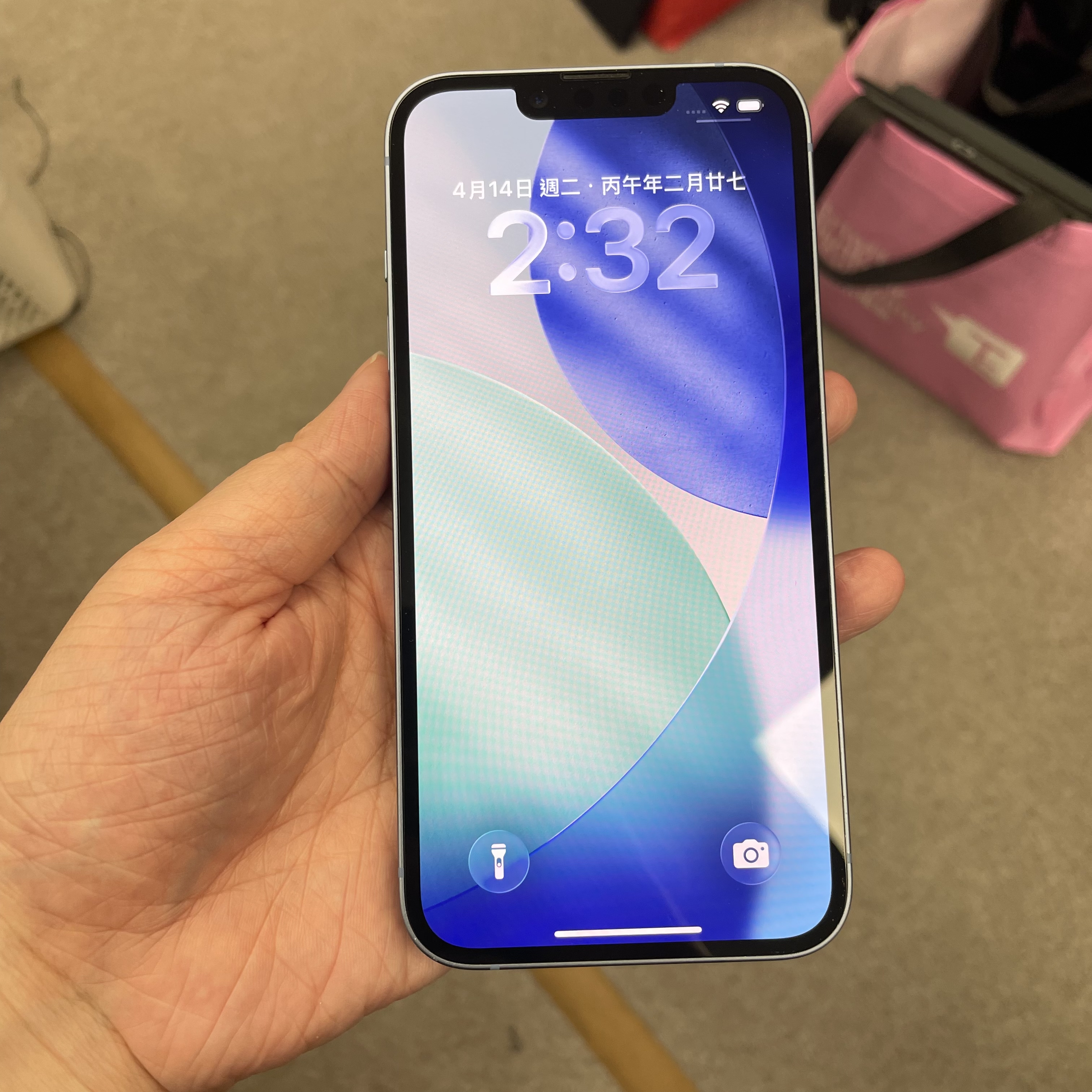 *6321 14 完美機 128GB 電100 藍色 blue