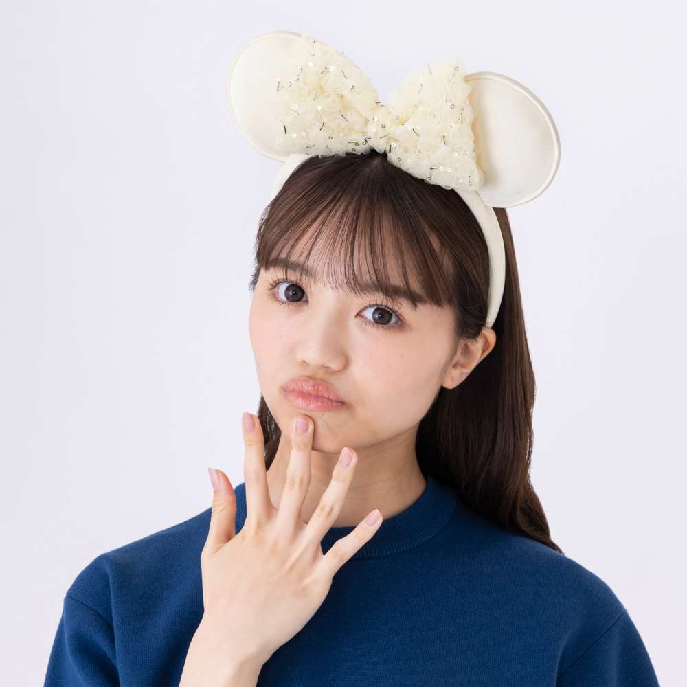 【預訂】TDR Mickey 頭箍 (beige)