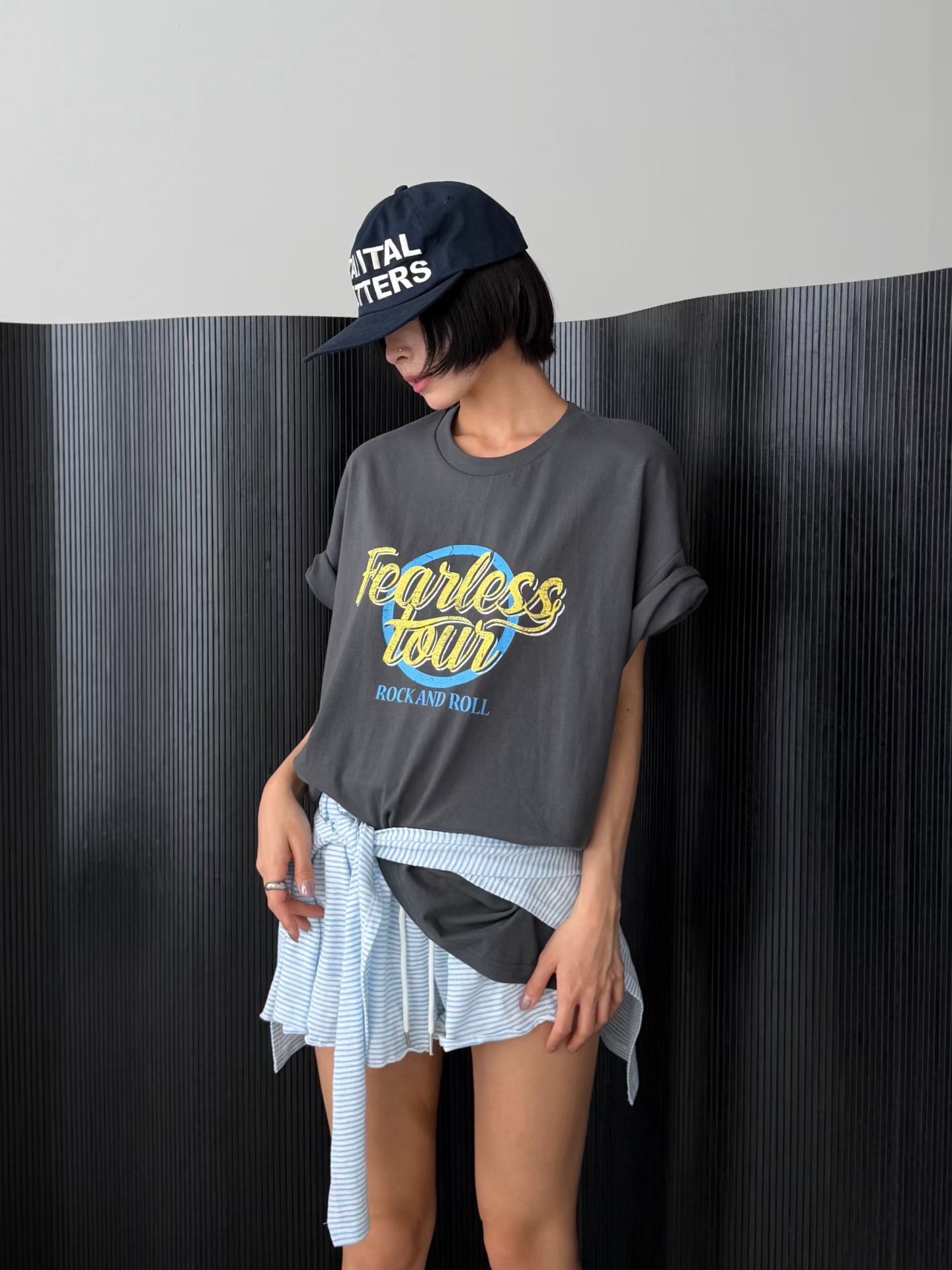 🇰🇷東大門女裝 | stripe shorts