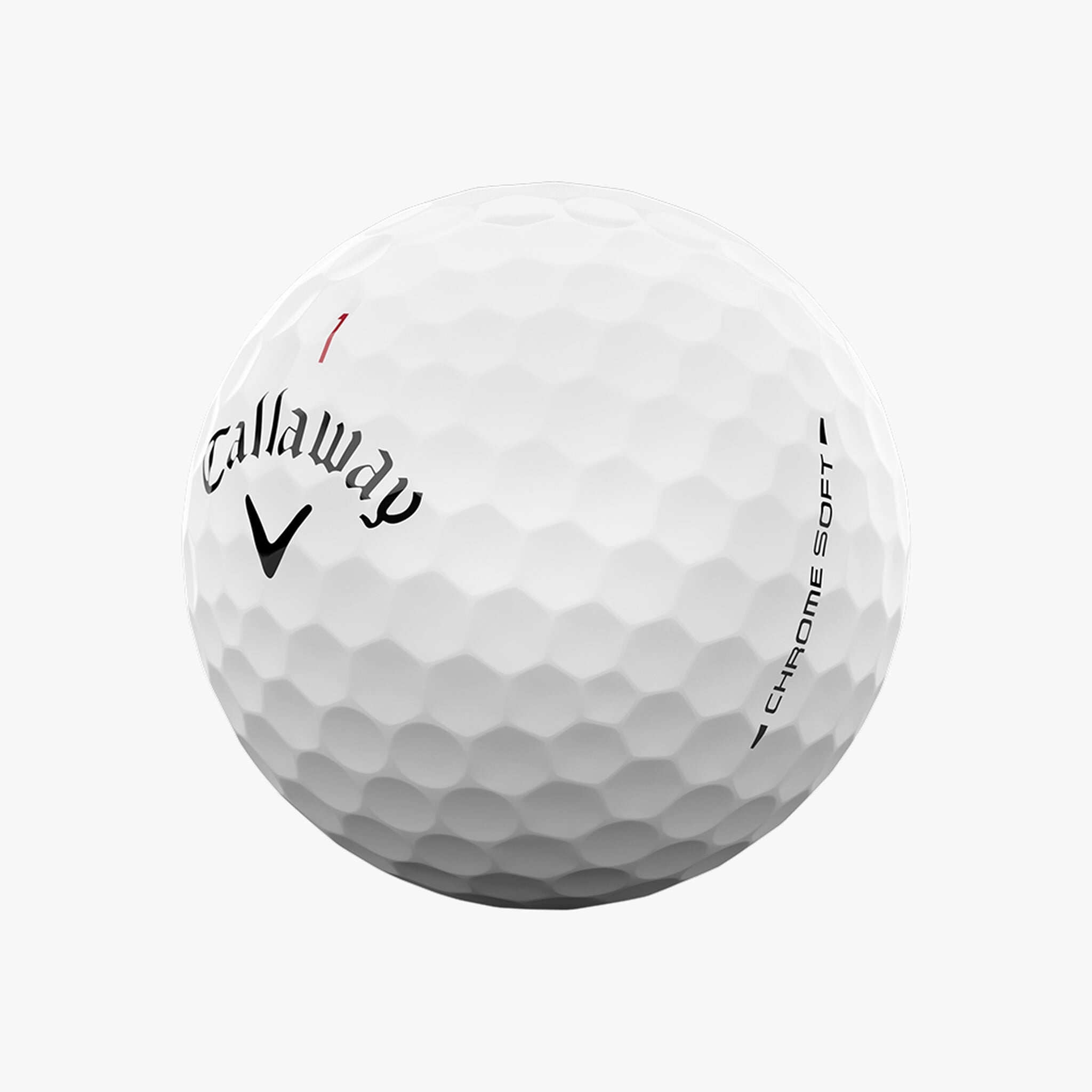 CALLAWAY CHROME SOFT 四層球- 白色