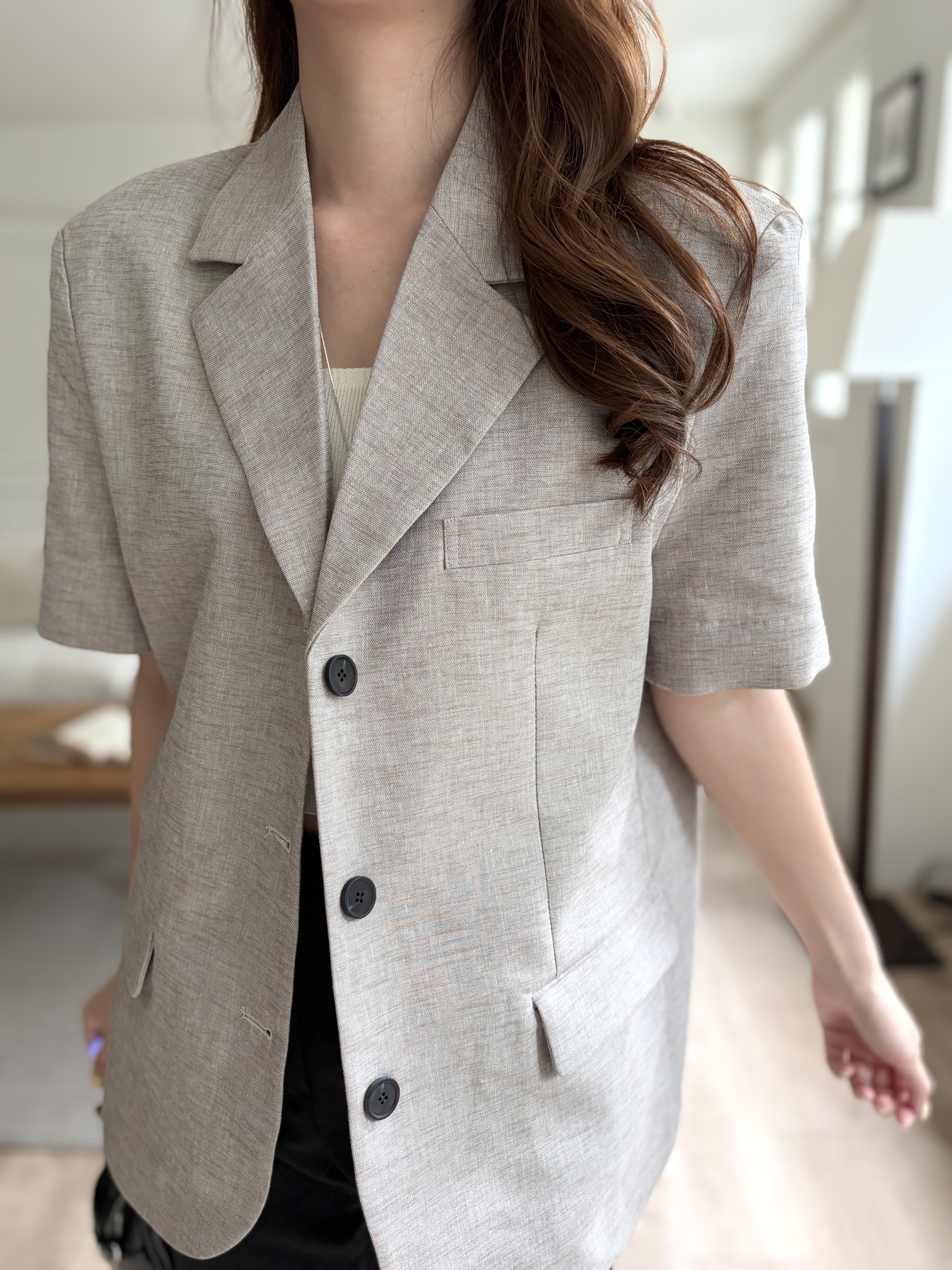 The Oversized Oatmeal Blazer