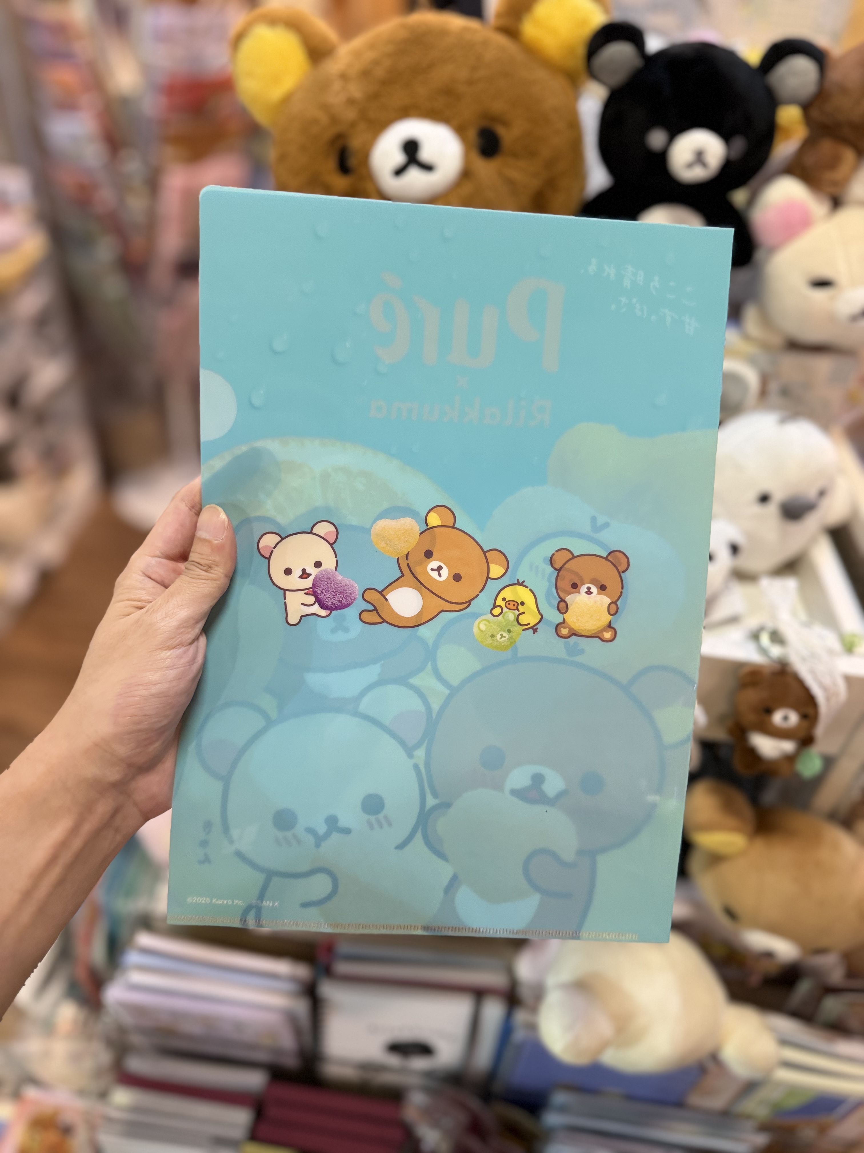《現貨》全新loft 限定puregumi x rilakkuma 對裝file