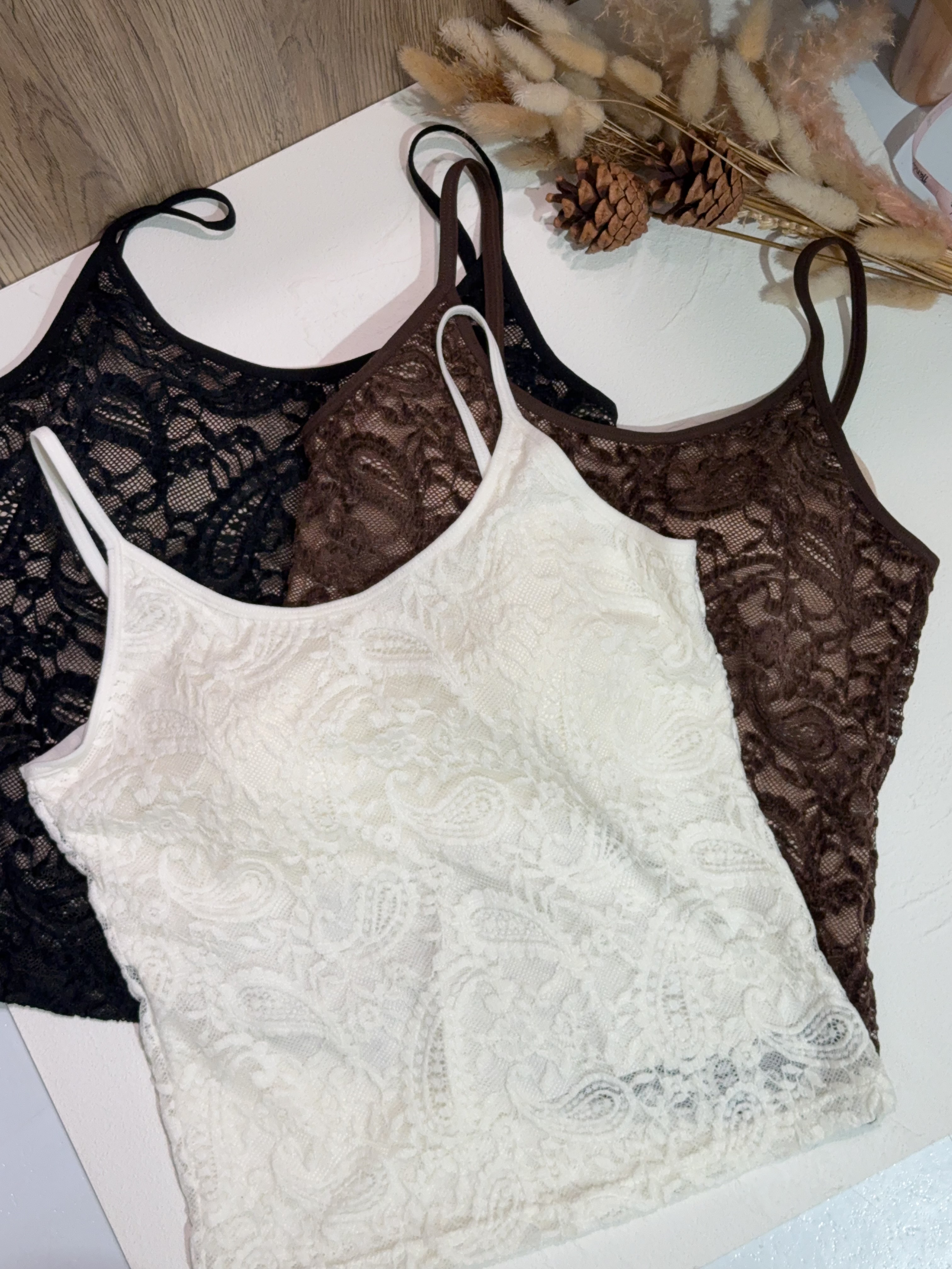 腰果花lace bra top