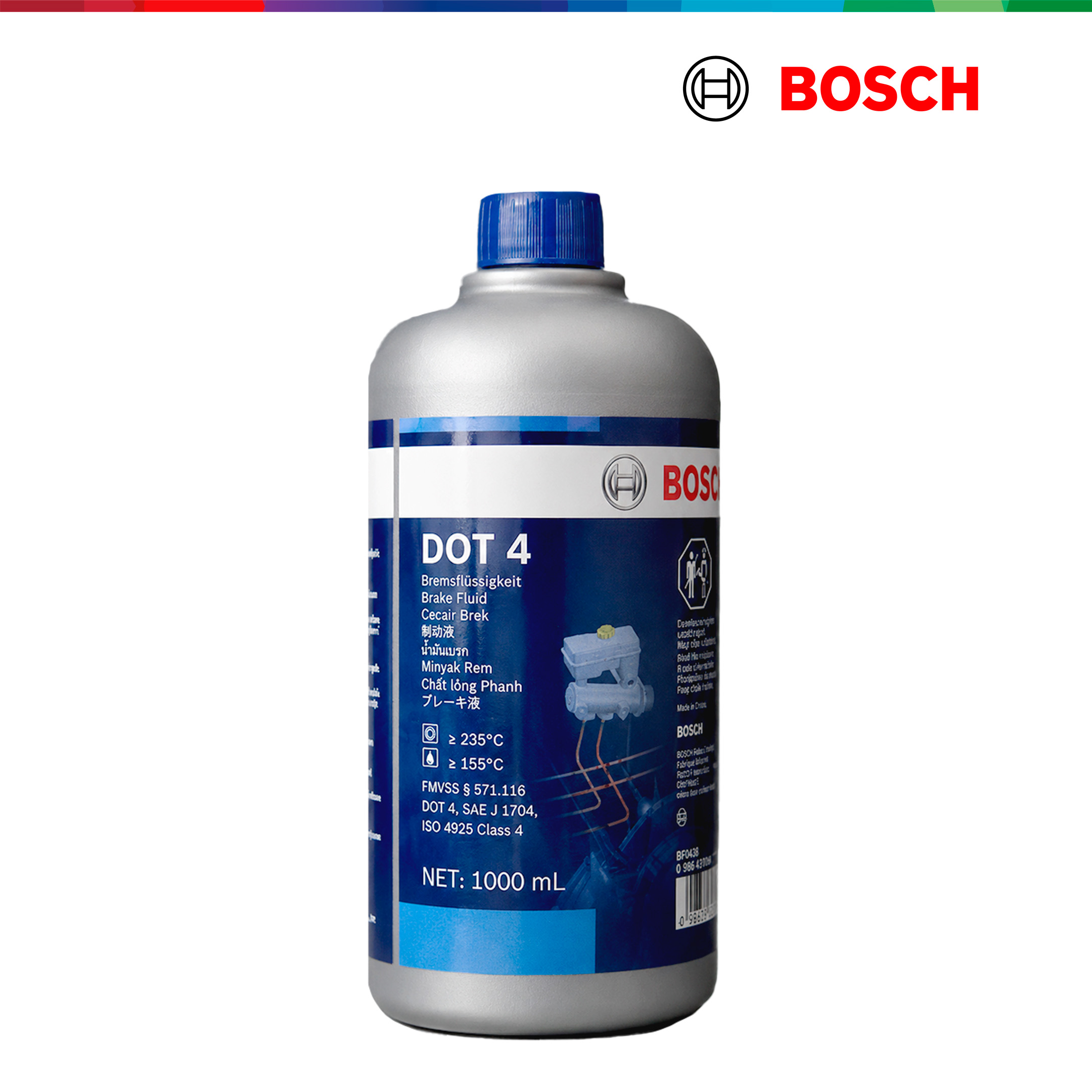BOSCH DOT 4 BRAKE FLUID 1000ML