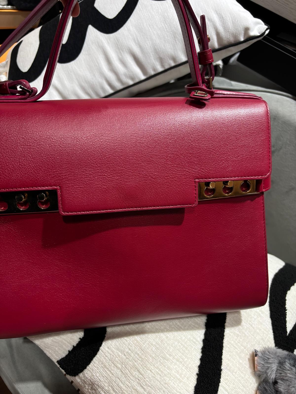 Delvaux Tempete GM 2Way Bag Calfskin 100%Authentic, 98%New ✅Mirror 