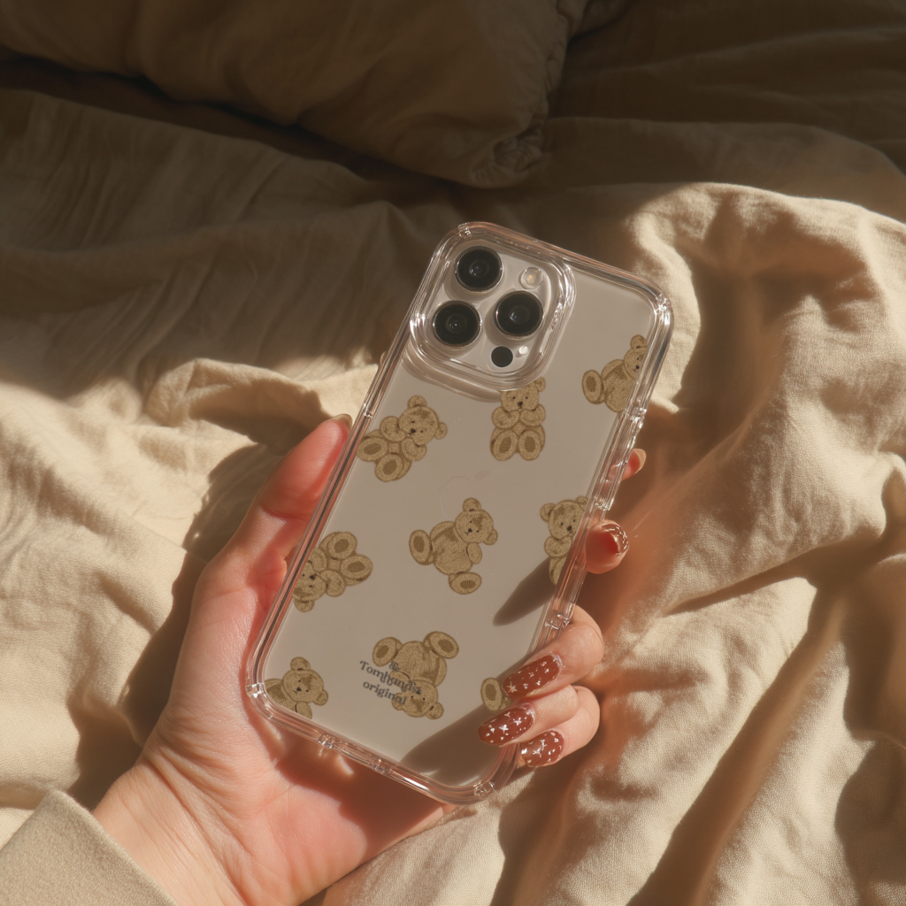 【The Childhood Teddy】透明MagSafe iPhone Case