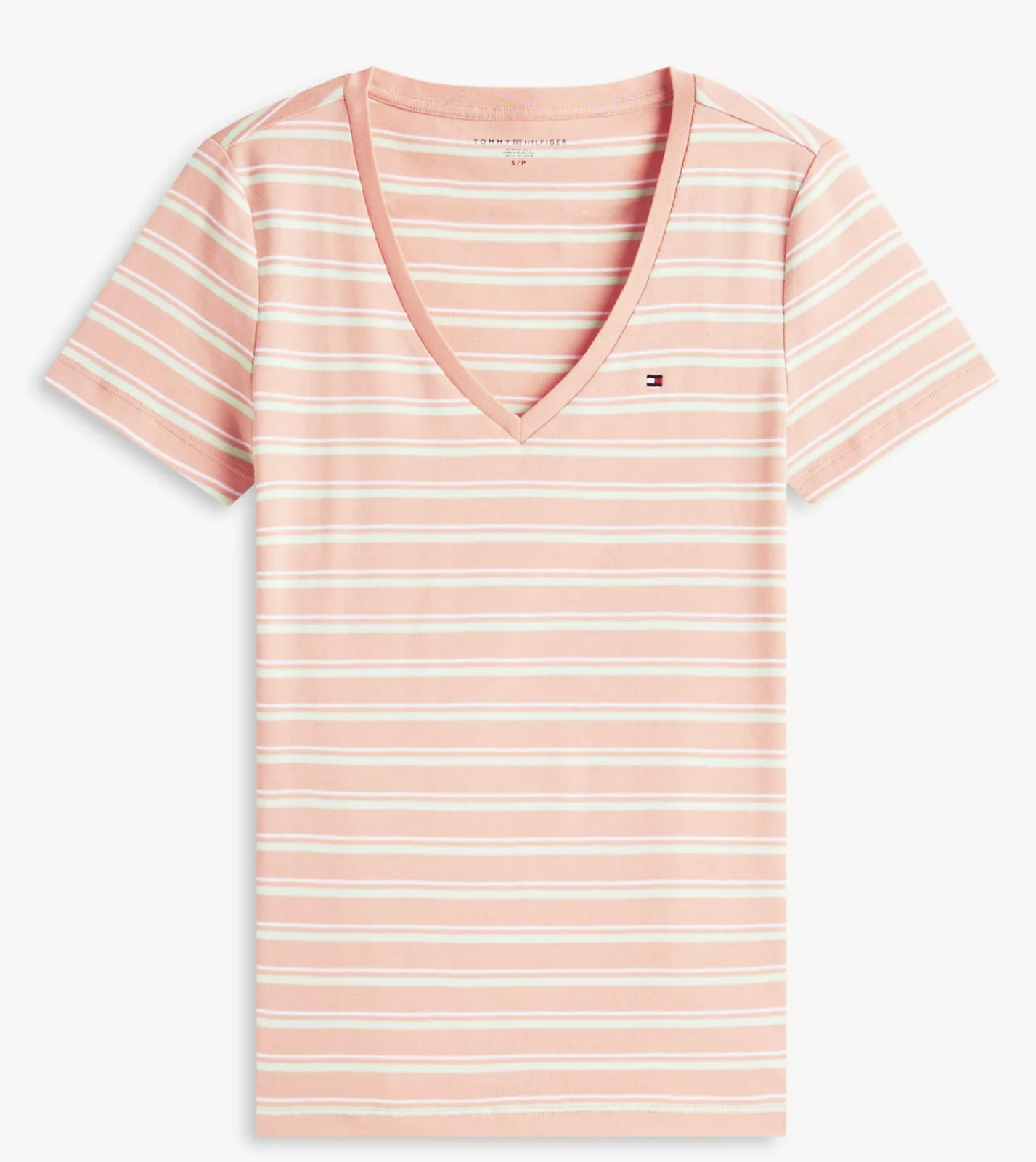 Tommy Hilfiger Striped V-Neck Favorite T-Shirt