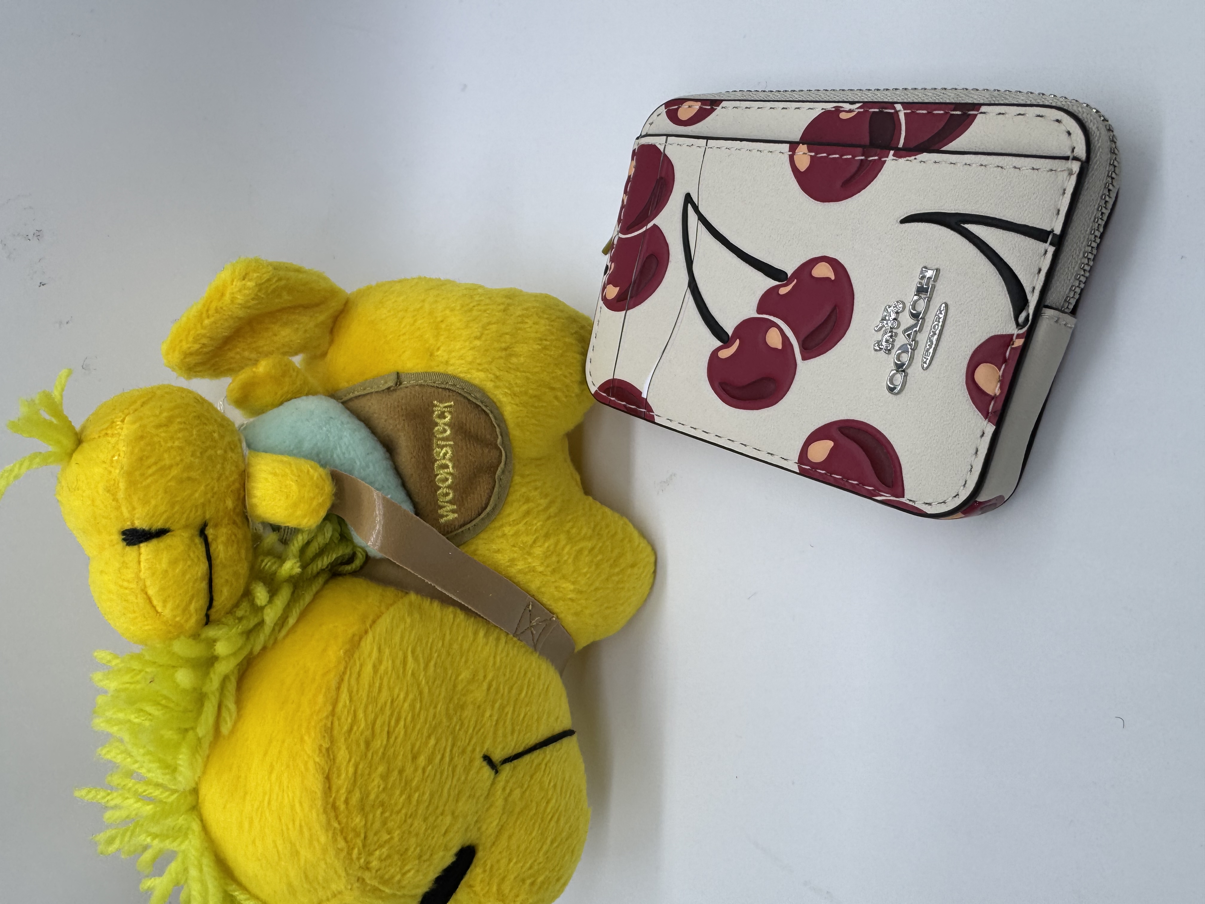 ✈️🇺🇸🇨🇦 Coach outlet特別版車厘子🍒圖案卡包卡套現貨💕