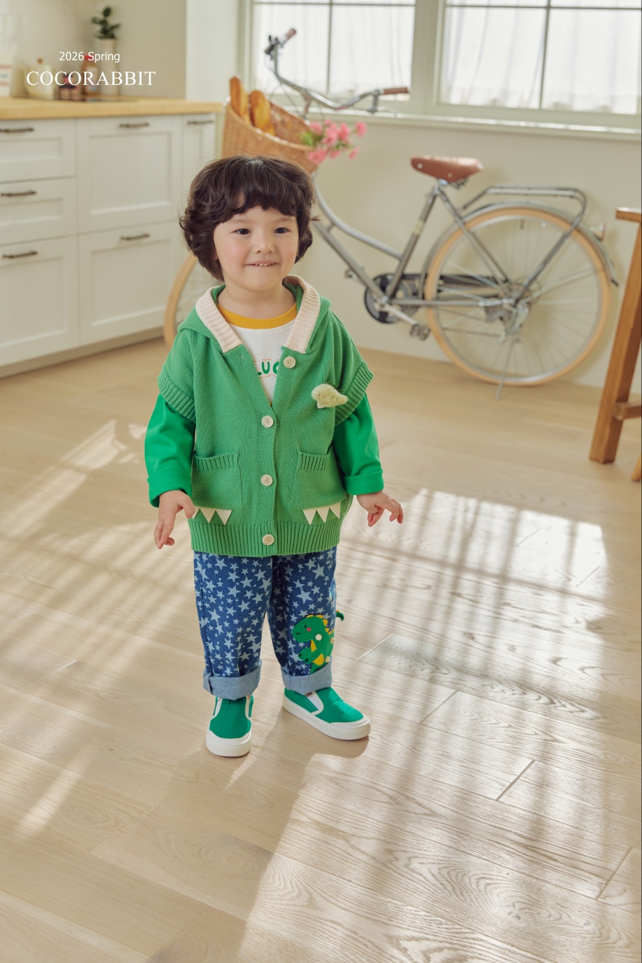 恐龍針織背心 (內搭需另配)