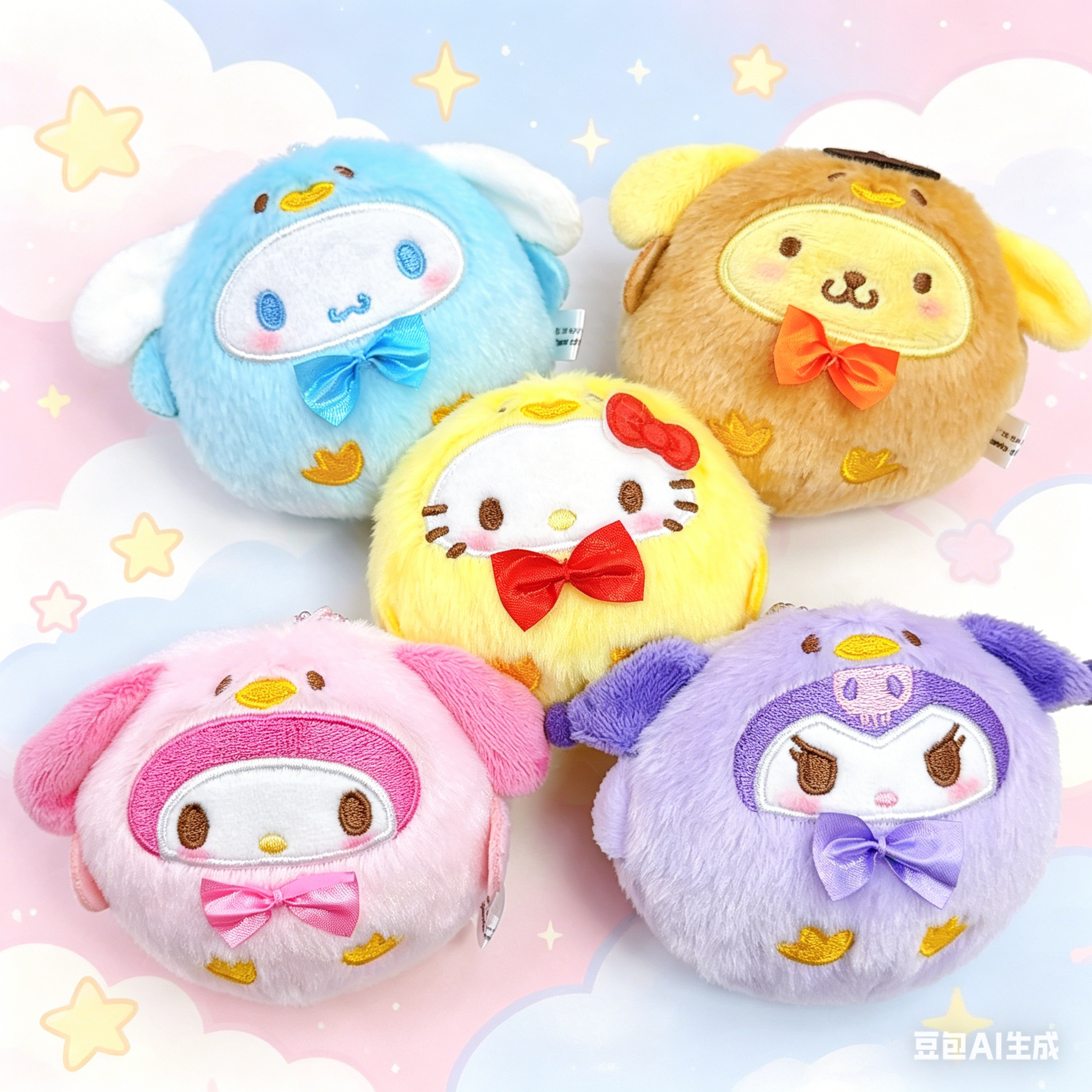 日本直送Sanrio 發聲必必公仔掛飾