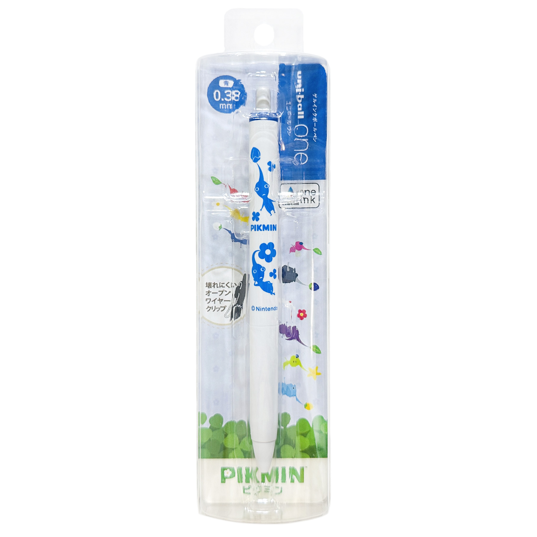 現貨｜皮克敏 Pikmin 三菱 uni-ball one 日本製 0.38mm 藍色 Blue 啫喱筆 (706418)